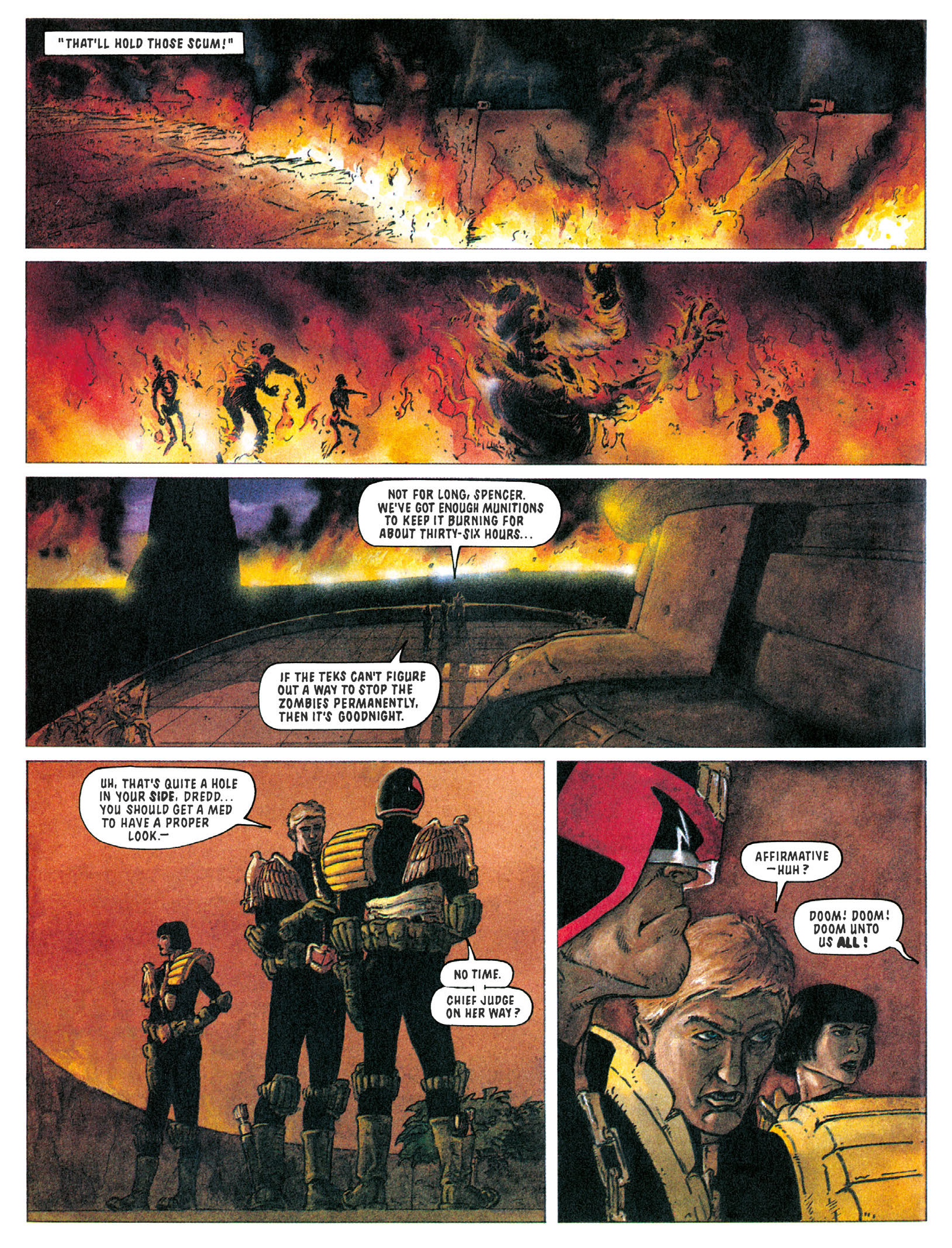 Read online Essential Judge Dredd: Judgement Day comic -  Issue # TPB - 74