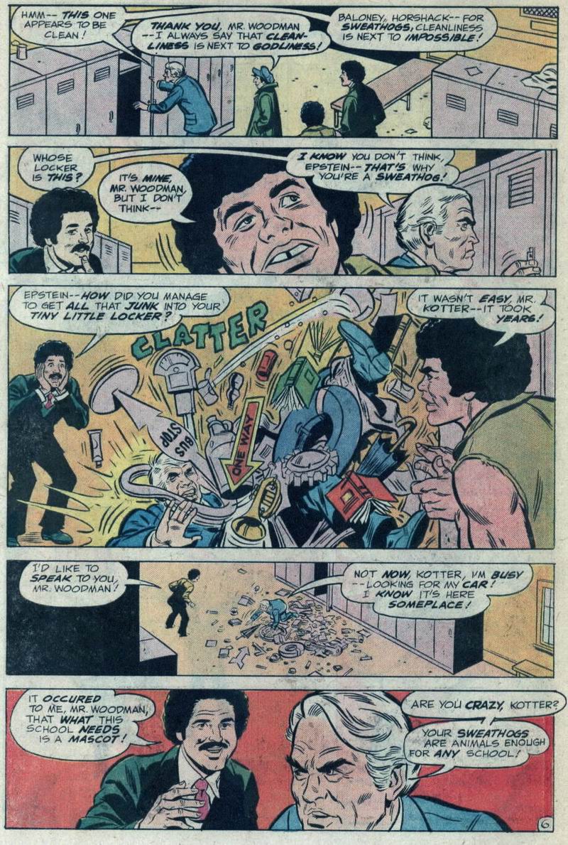 Read online Welcome Back, Kotter comic -  Issue #6 - 7