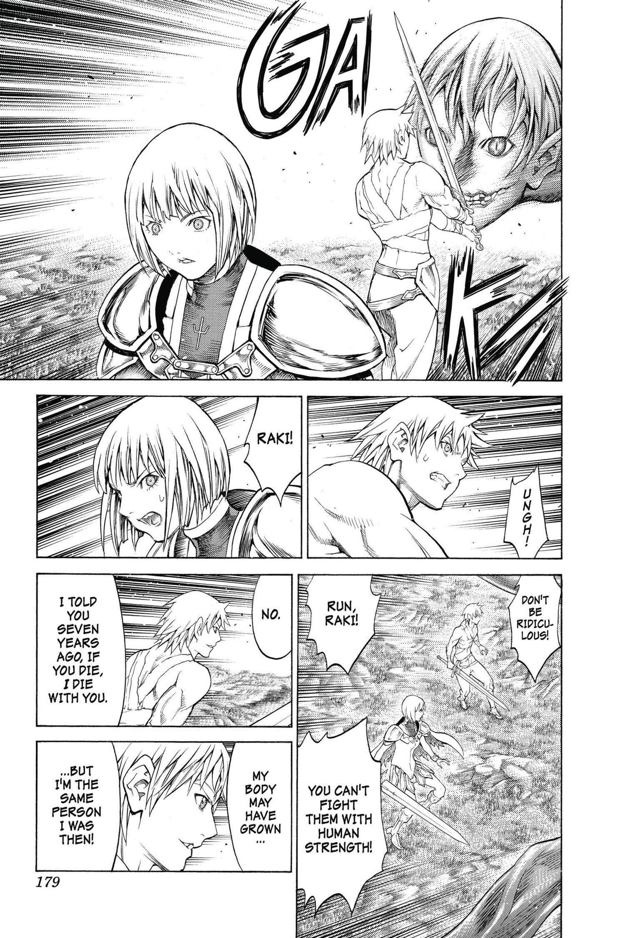 Read online Claymore comic -  Issue #26 - 157