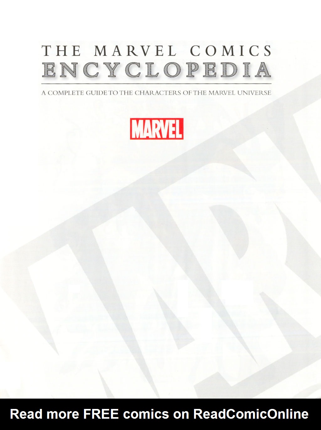 Read online The Marvel Encyclopedia comic -  Issue # TPB - 3