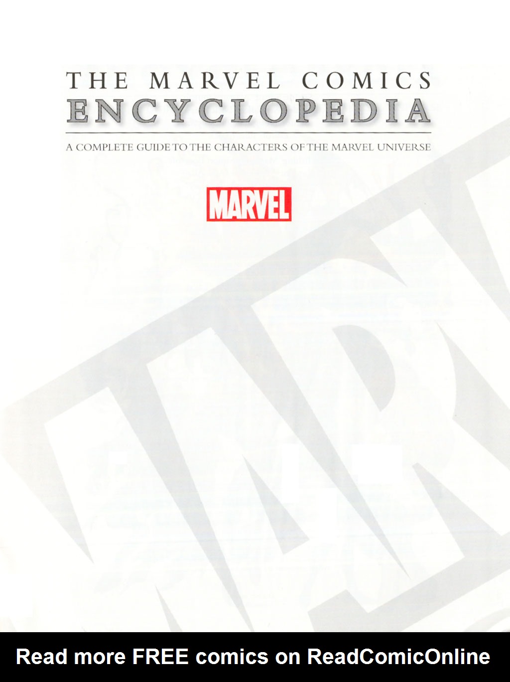 Read online The Marvel Encyclopedia comic -  Issue # TPB - 3