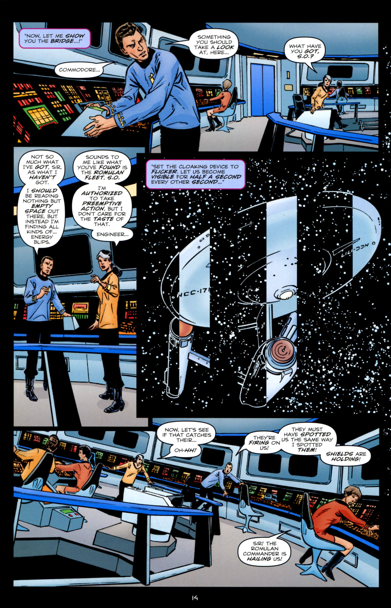 Read online Star Trek: Romulans Schism comic -  Issue #2 - 13