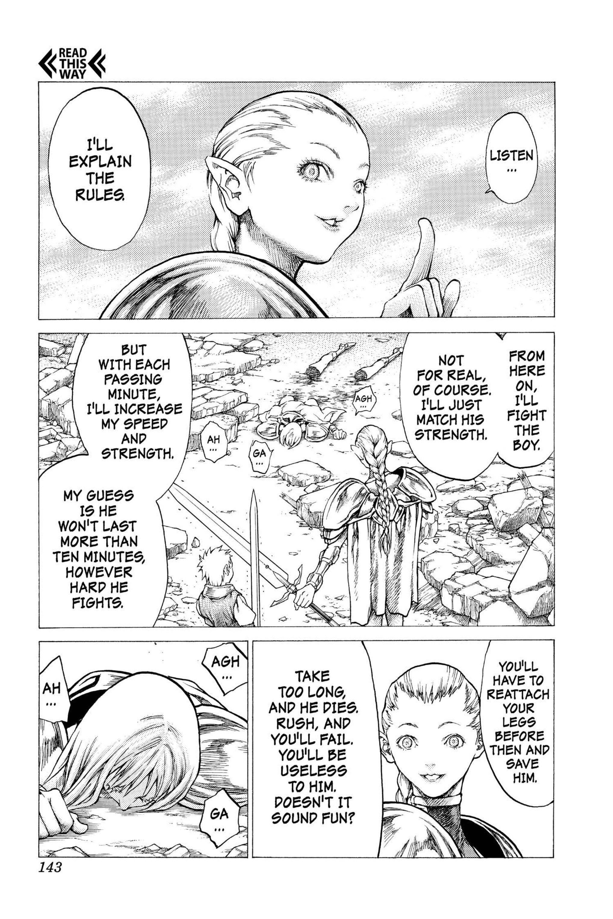 Read online Claymore comic -  Issue #6 - 136