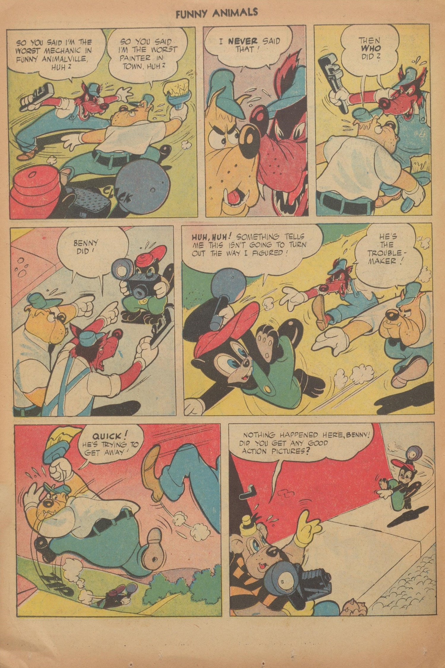 Read online Fawcett's Funny Animals comic -  Issue #50 - 18