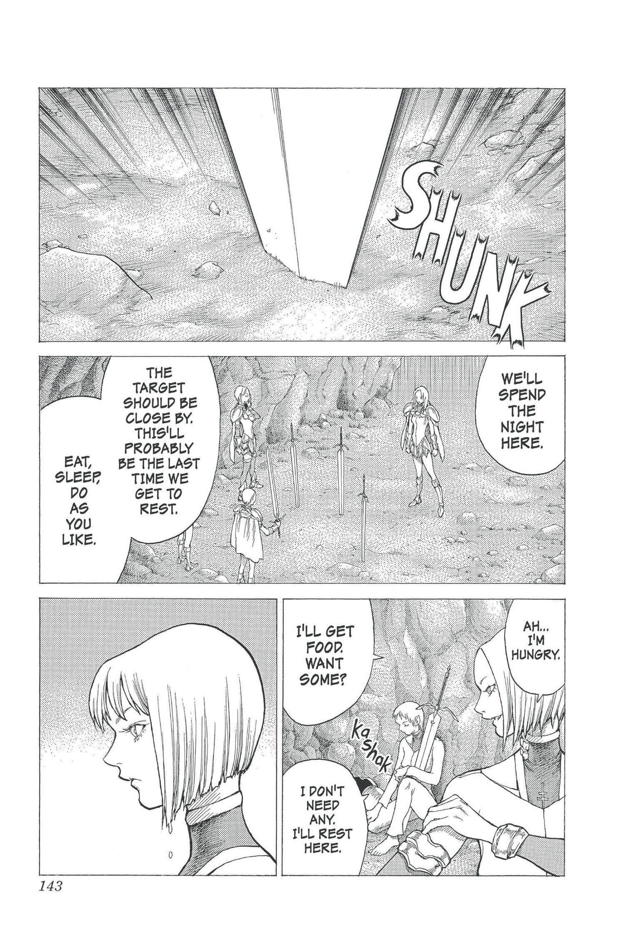 Read online Claymore comic -  Issue #5 - 128