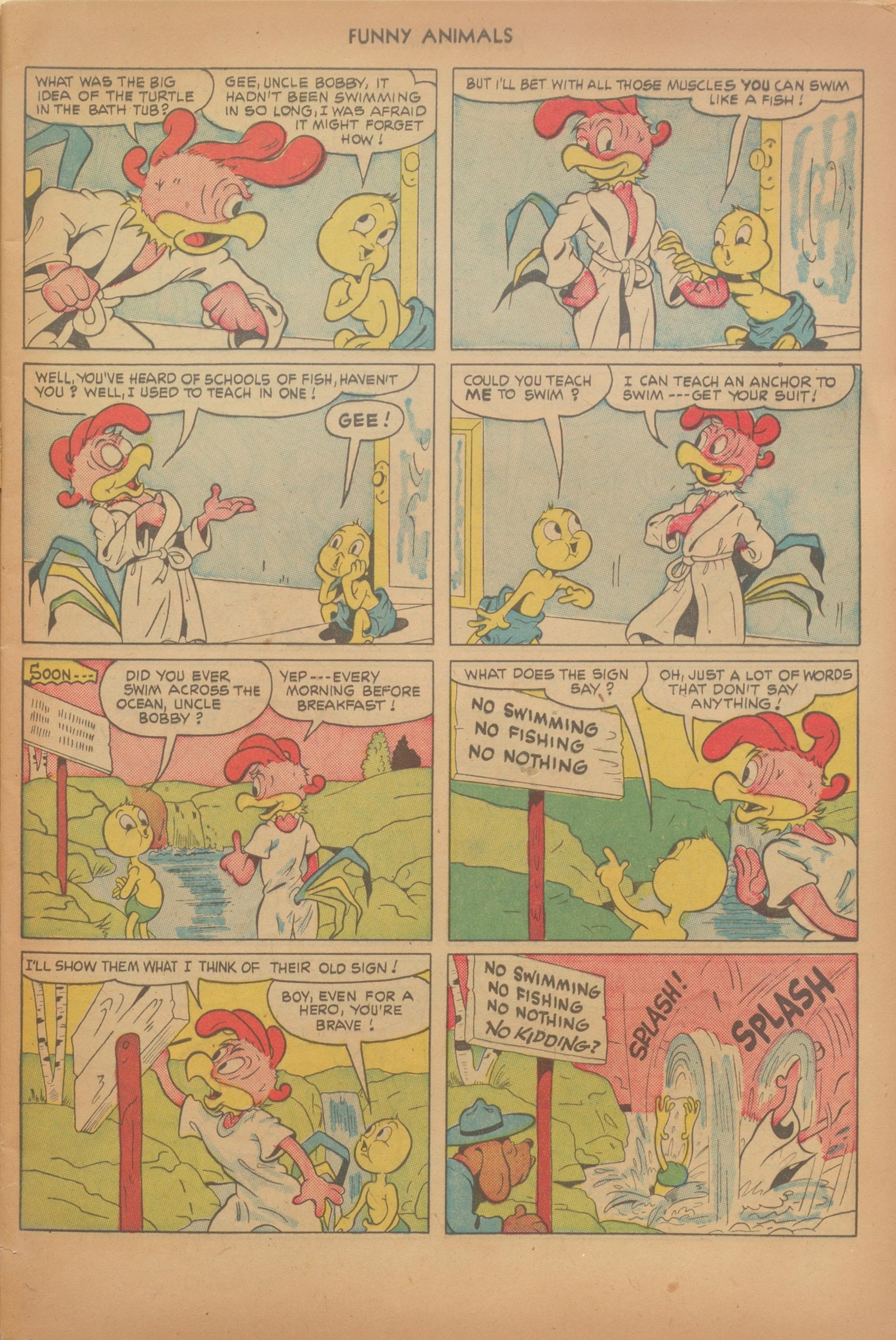 Read online Fawcett's Funny Animals comic -  Issue #72 - 5
