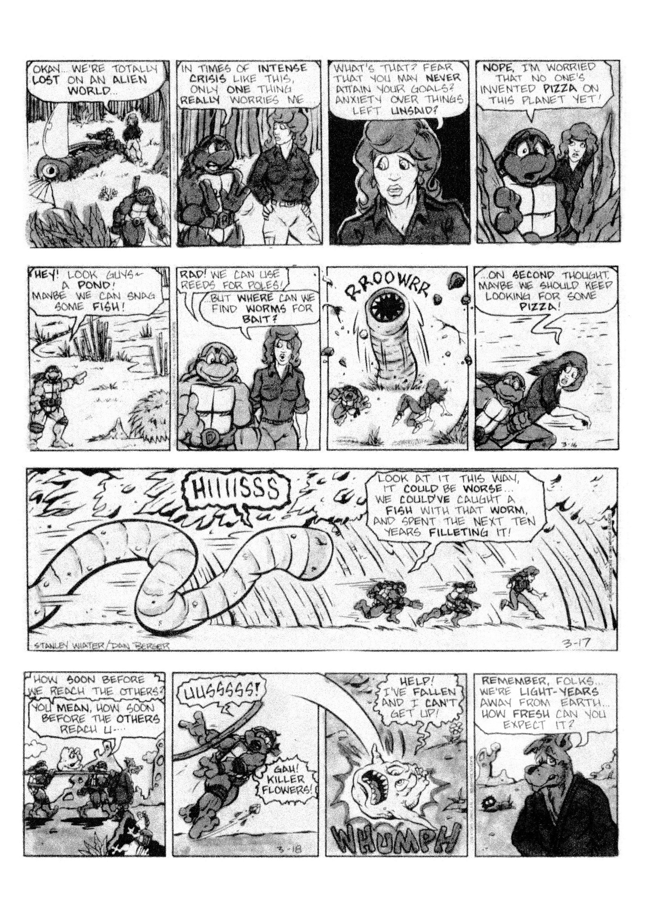Read online Teenage Mutant Ninja Turtles: Complete Newspaper Daily Comic Strip Collection comic -  Issue # TPB 2 (Part 2) - 65