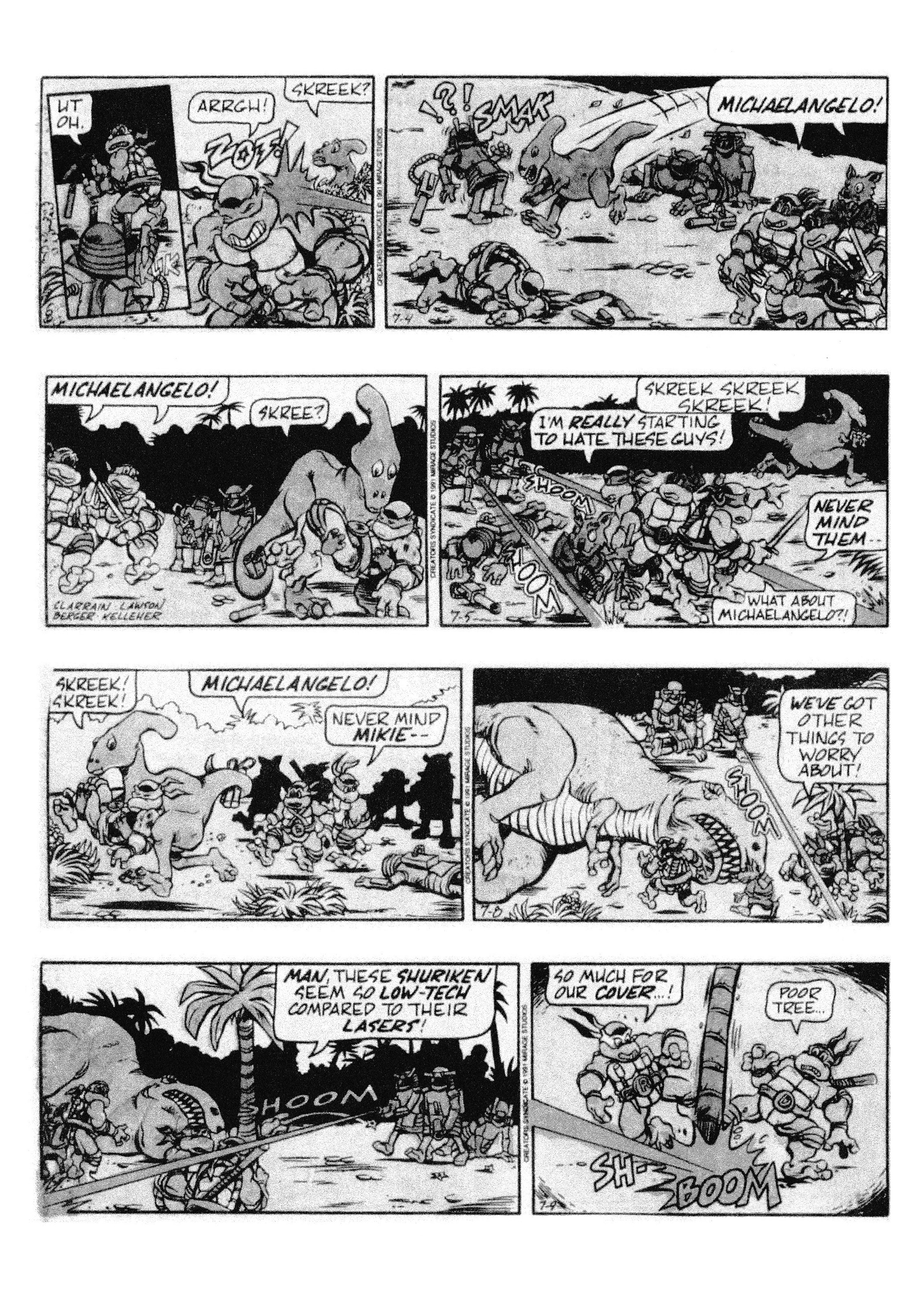 Read online Teenage Mutant Ninja Turtles: Complete Newspaper Daily Comic Strip Collection comic -  Issue # TPB 2 (Part 1) - 50