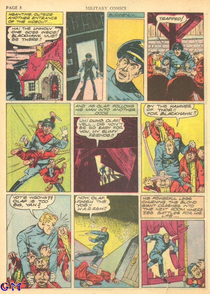 Read online Military Comics comic -  Issue #5 - 10