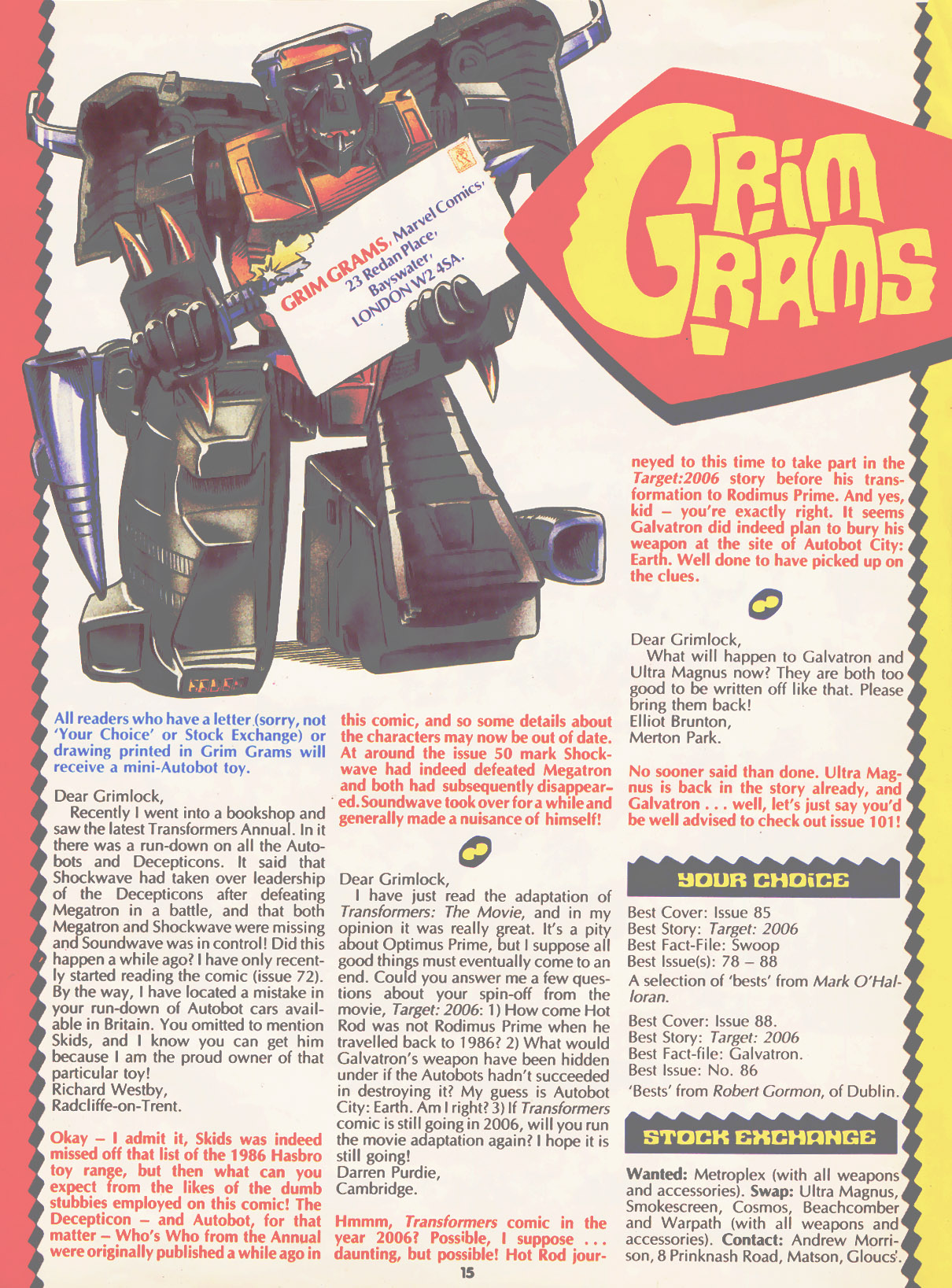 Read online The Transformers (UK) comic -  Issue #99 - 14