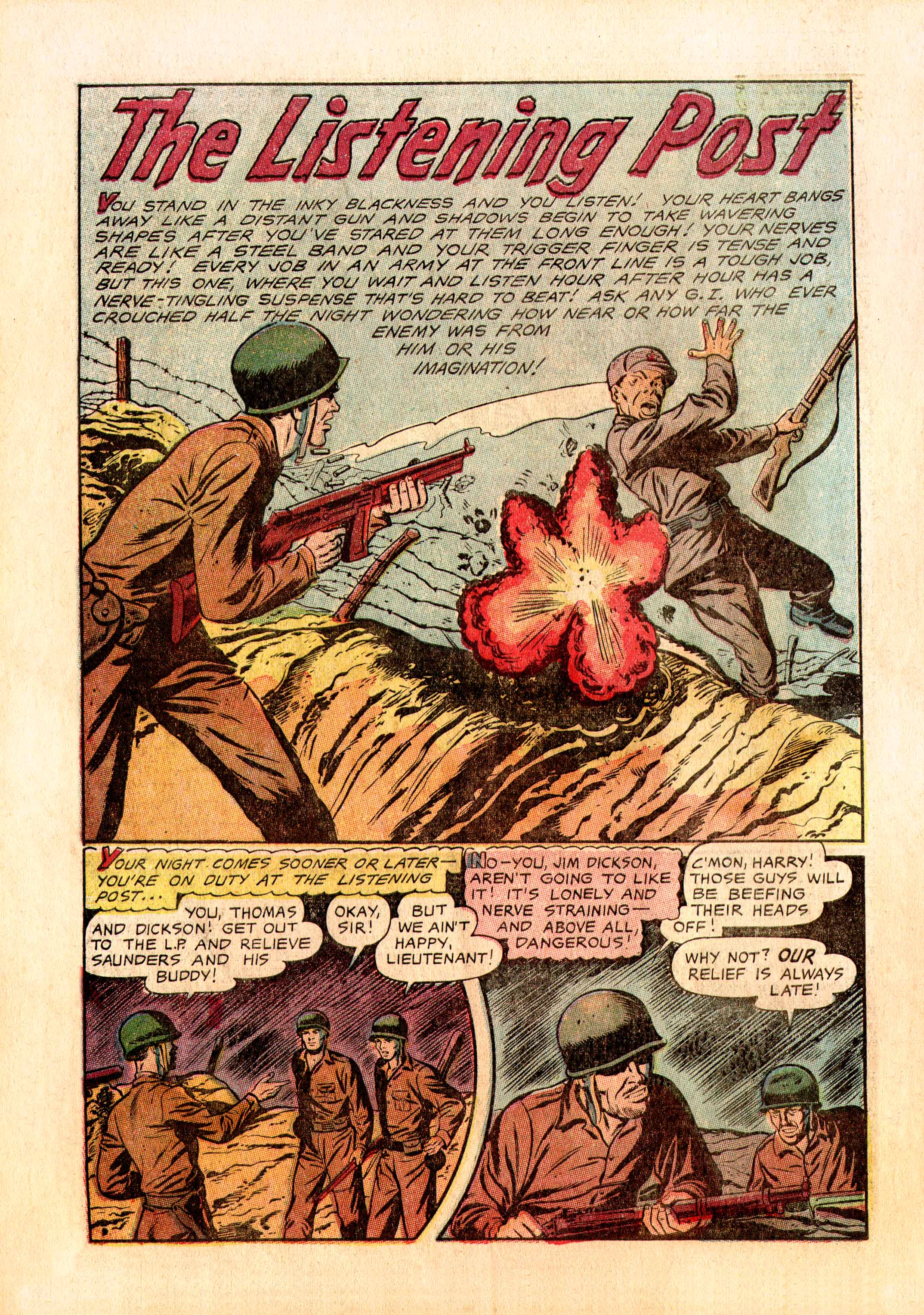 Read online Men in Action (1957) comic -  Issue #3 - 28