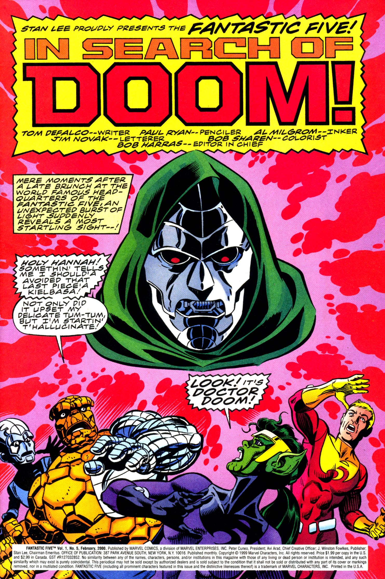 Read online Fantastic Five comic -  Issue #5 - 2