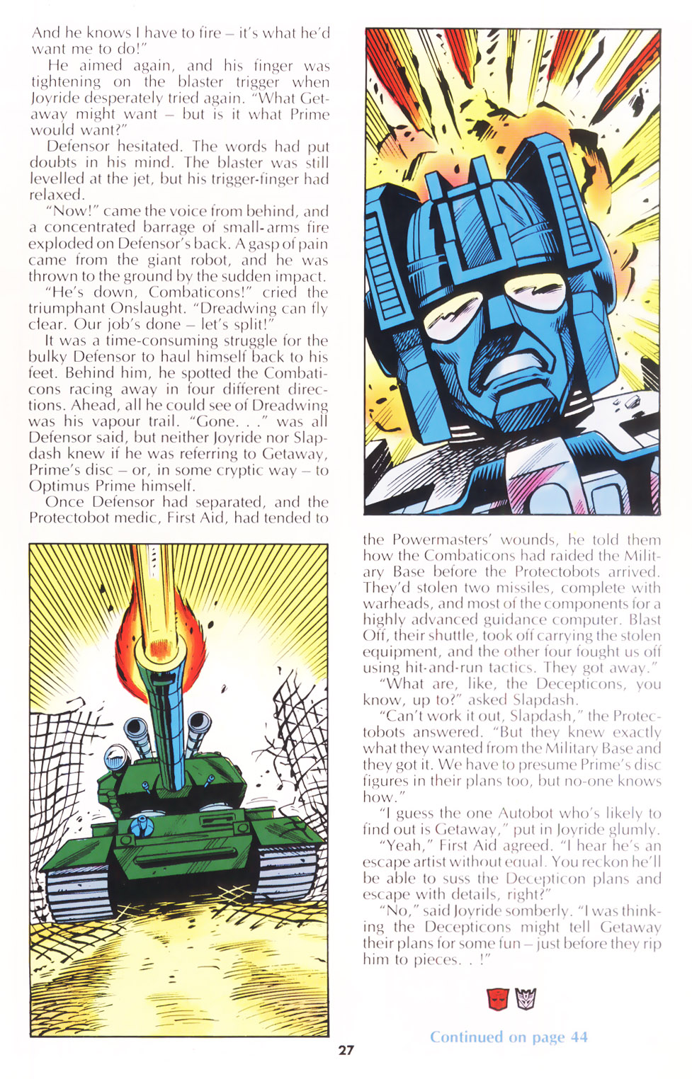 Read online The Transformers Annual comic -  Issue #1988 - 26