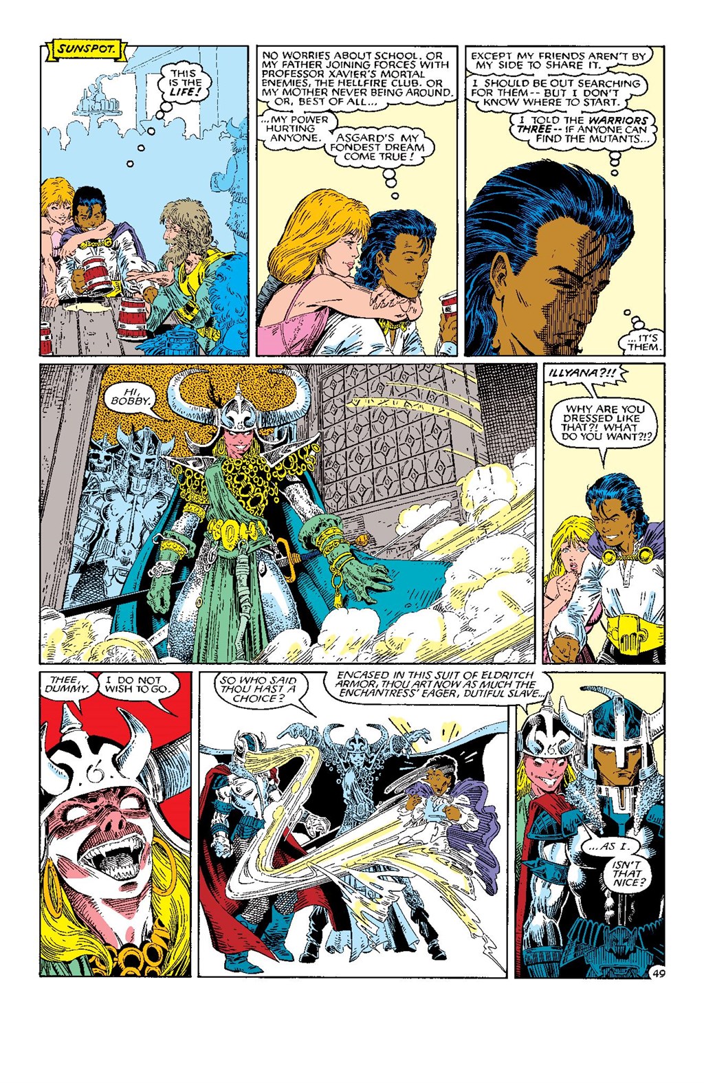 Read online New Mutants Epic Collection comic -  Issue # TPB Asgardian Wars (Part 2) - 25