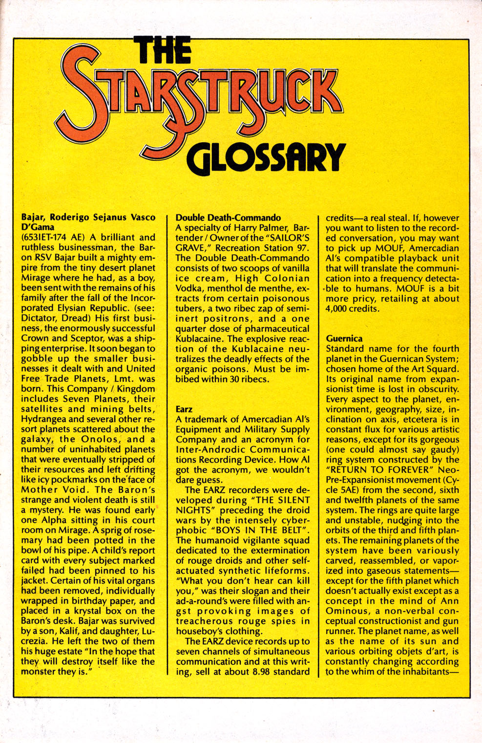 Read online Starstruck (1985) comic -  Issue #2 - 34
