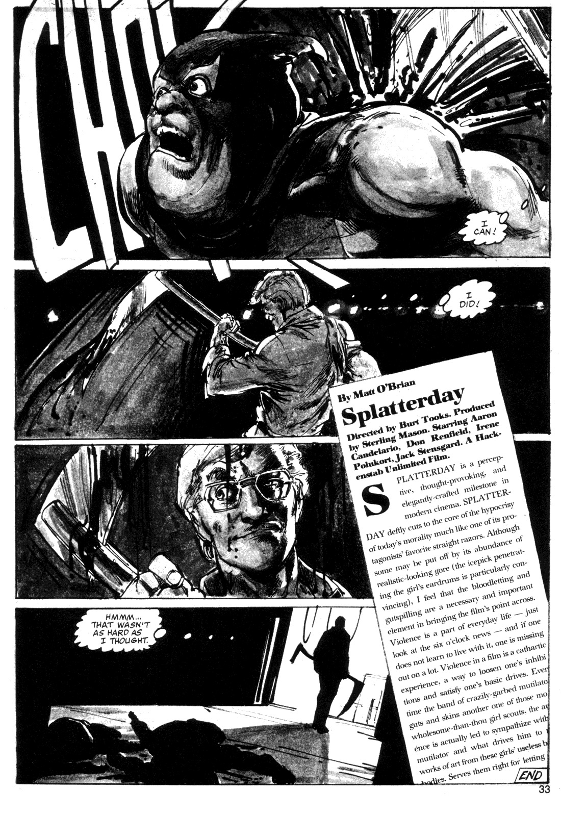 Read online Bizarre Adventures comic -  Issue #31 - 33