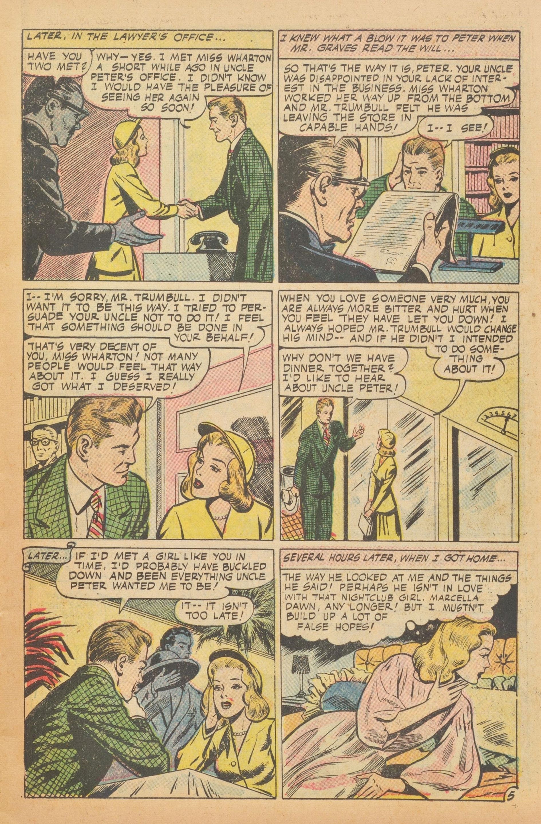 Read online Glamorous Romances comic -  Issue #86 - 7