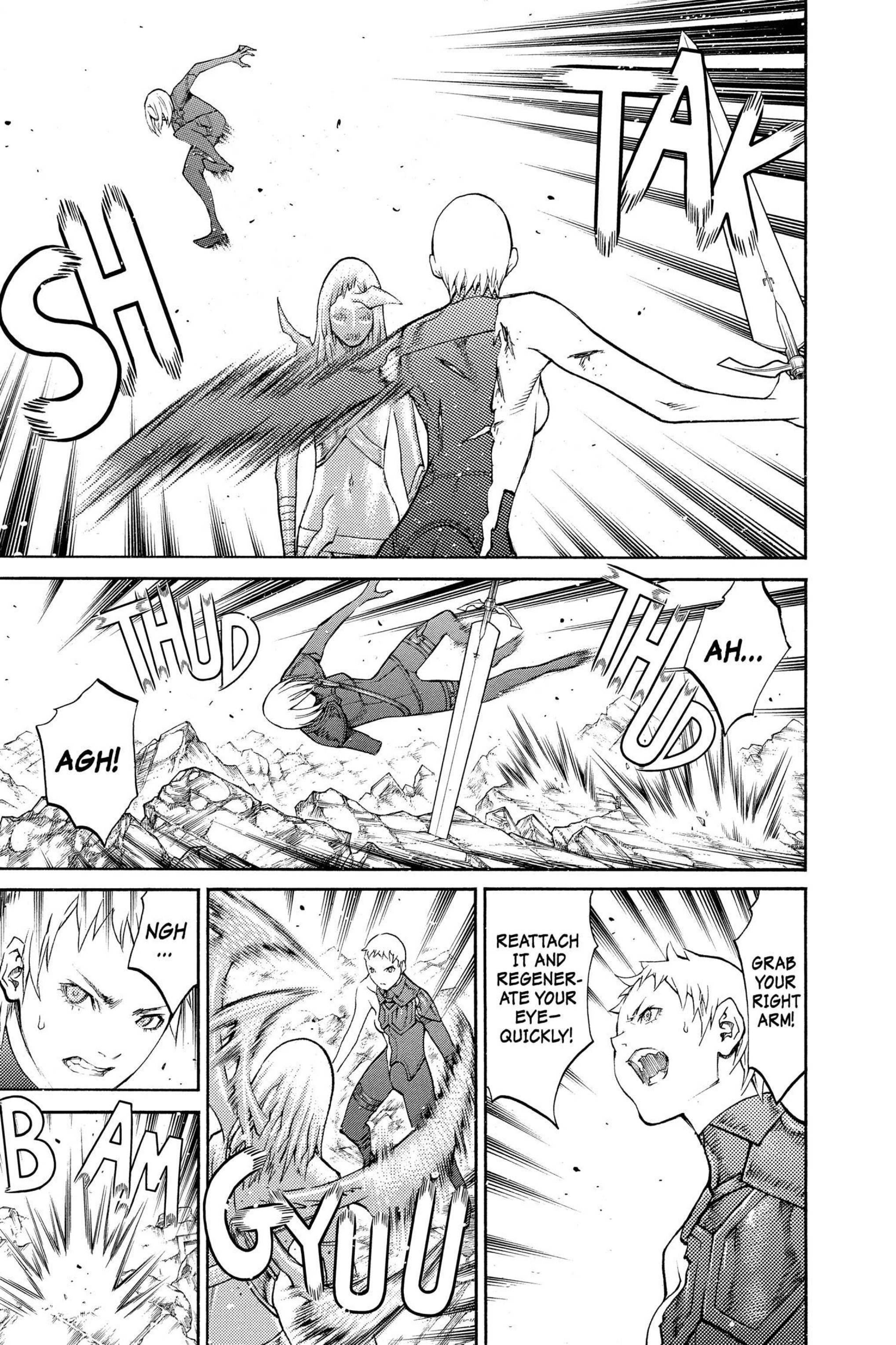 Read online Claymore comic -  Issue #16 - 122