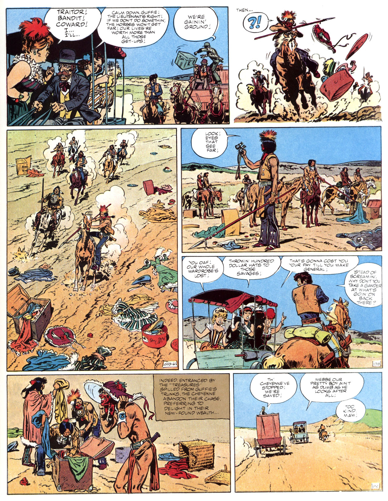 Read online Epic Graphic Novel: Lieutenant Blueberry comic -  Issue #2 - 17