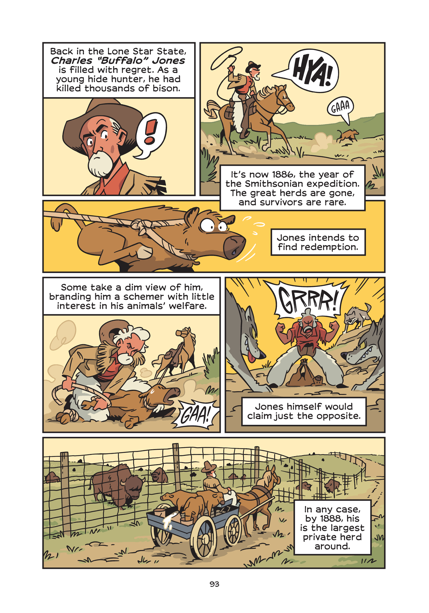 Read online History Comics comic -  Issue # The American Bison - The Buffalos Survival Tale - 99