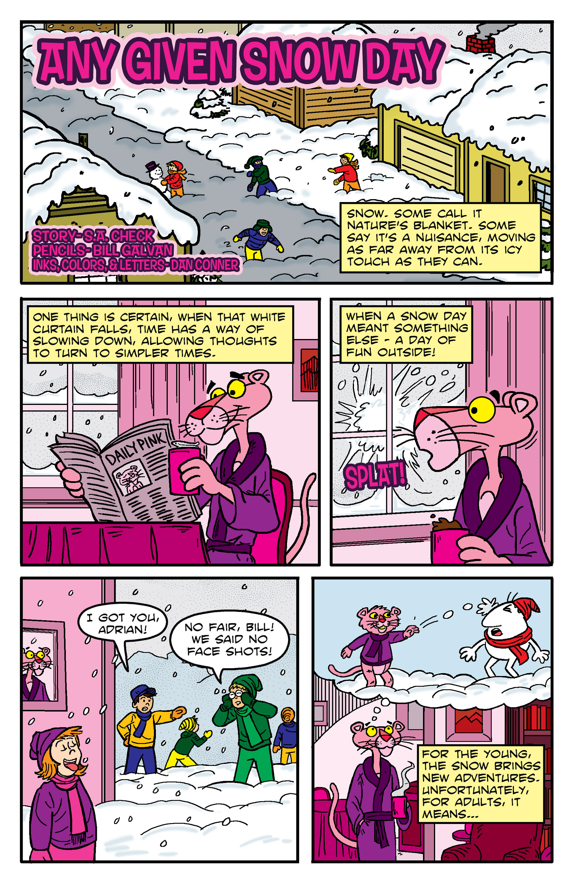 Read online The Pink Panther: Snow Day comic -  Issue # Full - 3