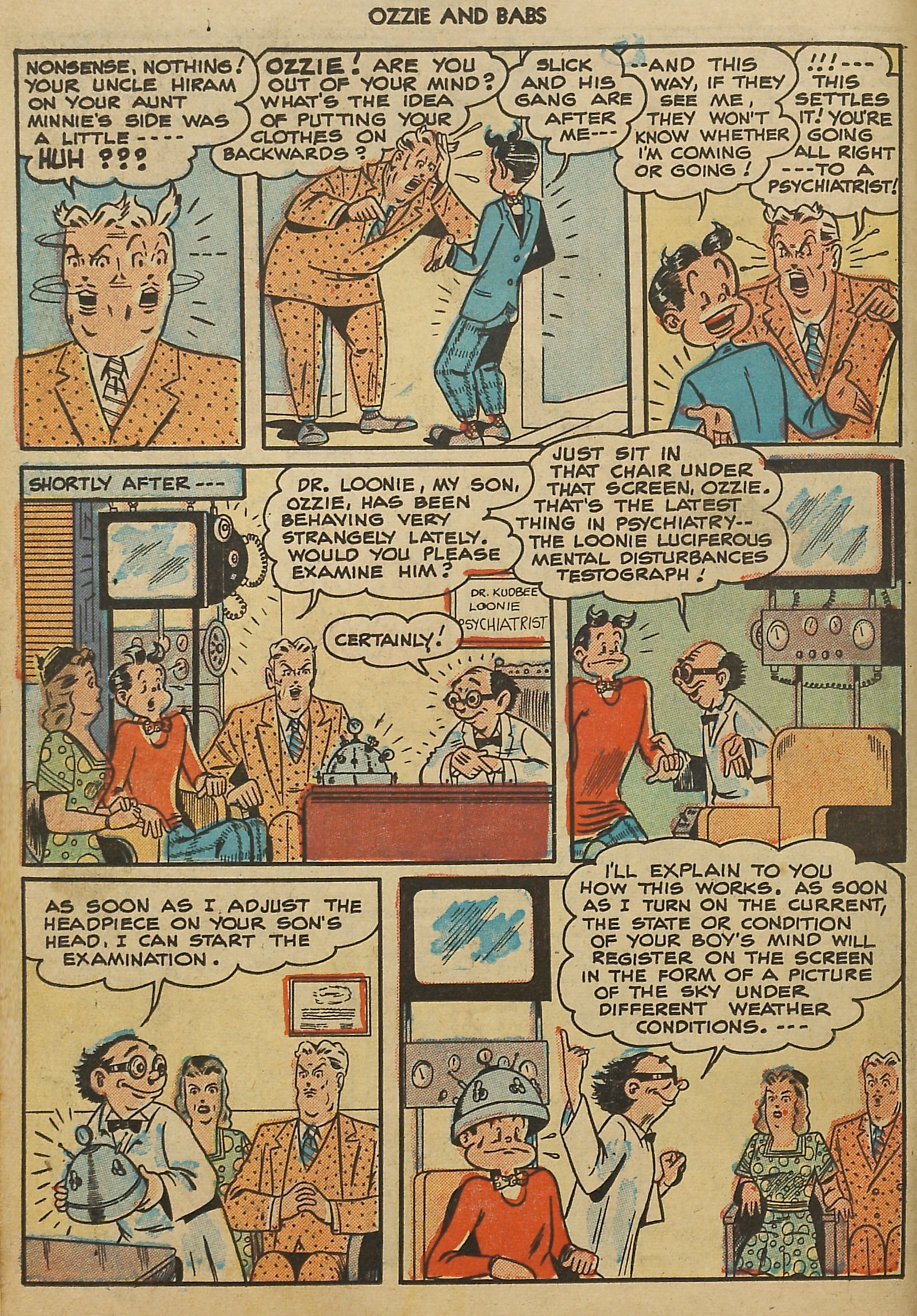 Read online Ozzie And Babs comic -  Issue #7 - 18