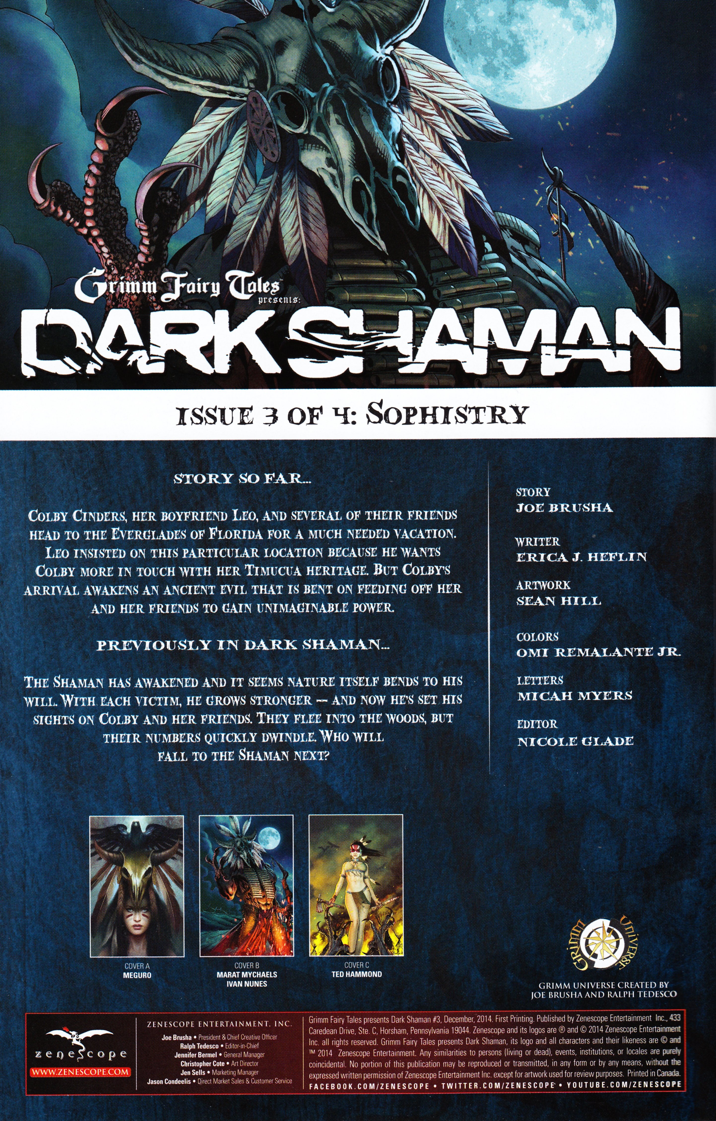 Read online Grimm Fairy Tales presents Dark Shaman comic -  Issue #3 - 3