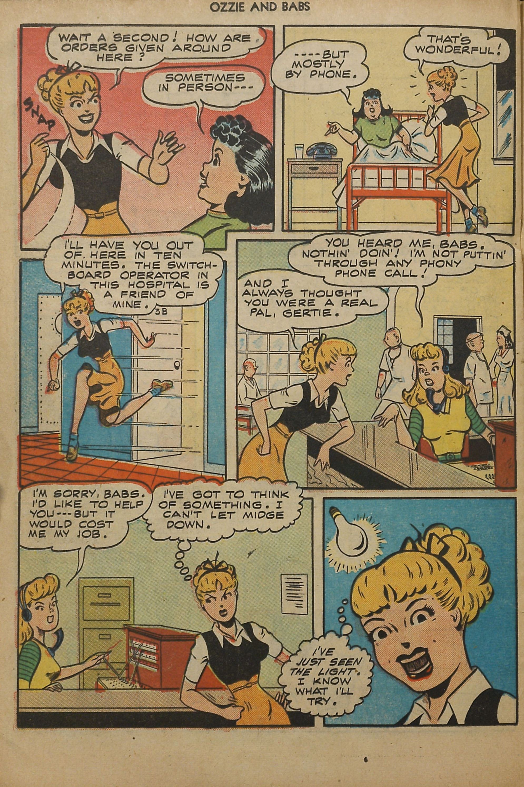 Read online Ozzie And Babs comic -  Issue #5 - 28