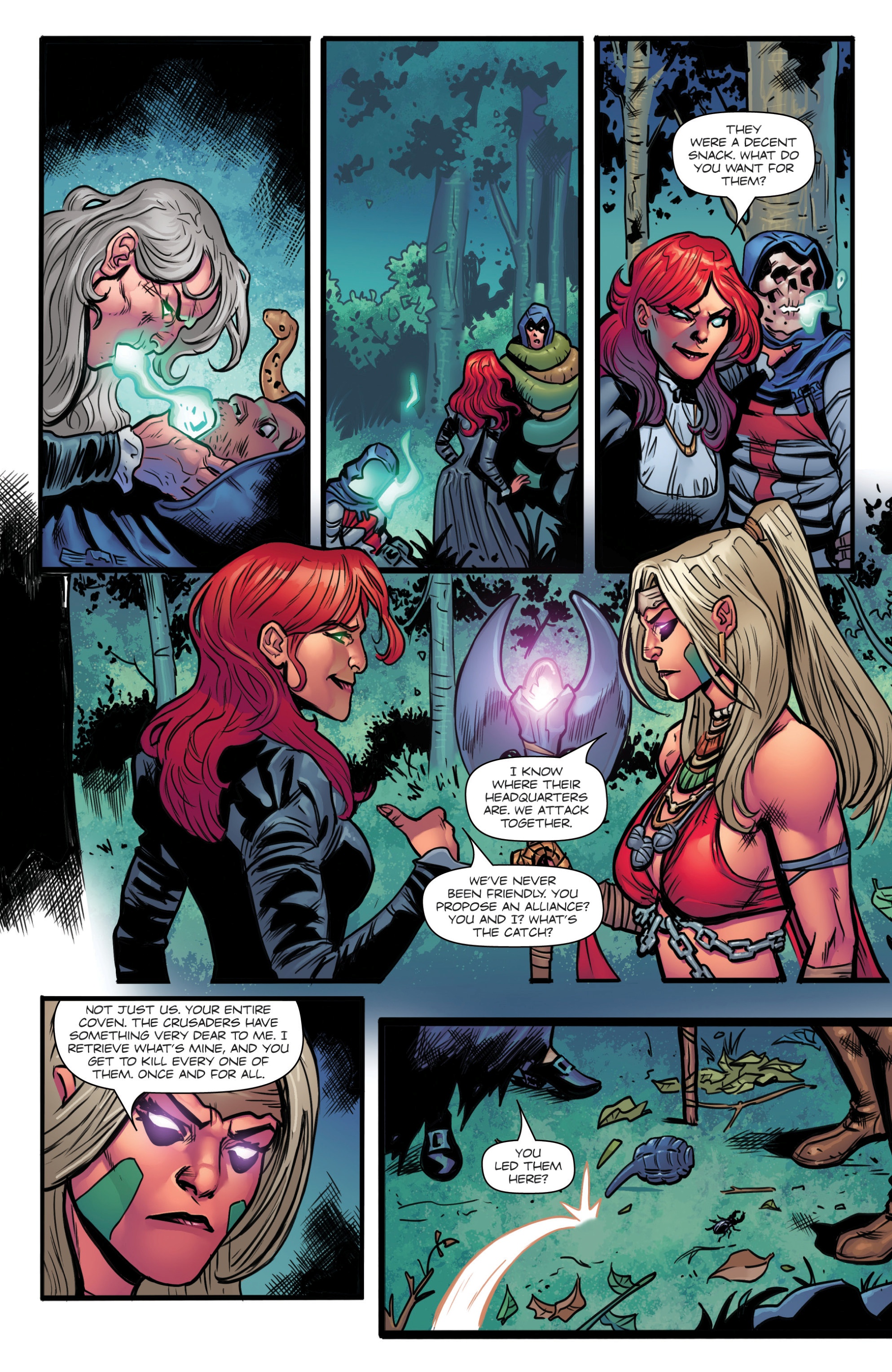 Read online Grimm Fairy Tales presents Coven comic -  Issue #1 - 24
