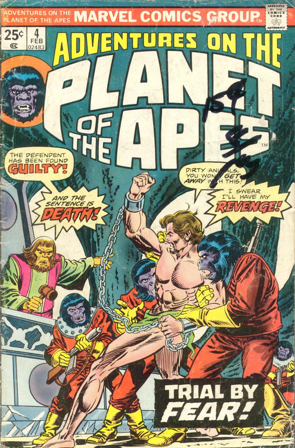 Read online Adventures on the Planet of the Apes comic -  Issue #4 - 1