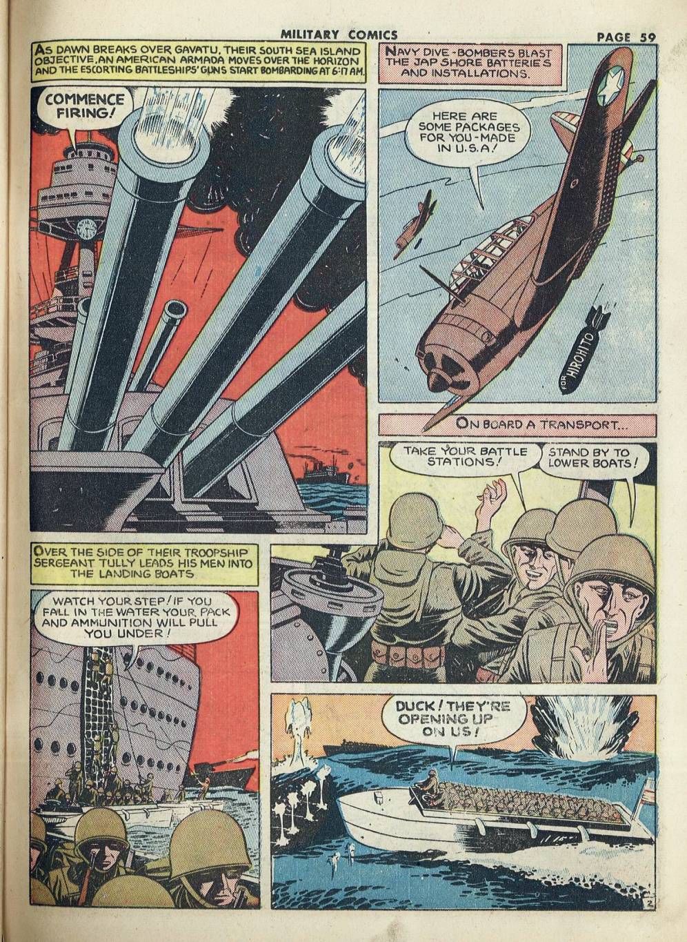 Read online Military Comics comic -  Issue #20 - 61