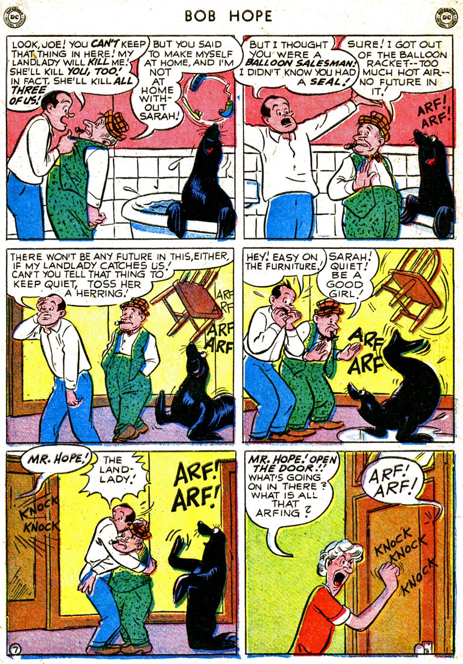 Read online The Adventures of Bob Hope comic -  Issue #7 - 9