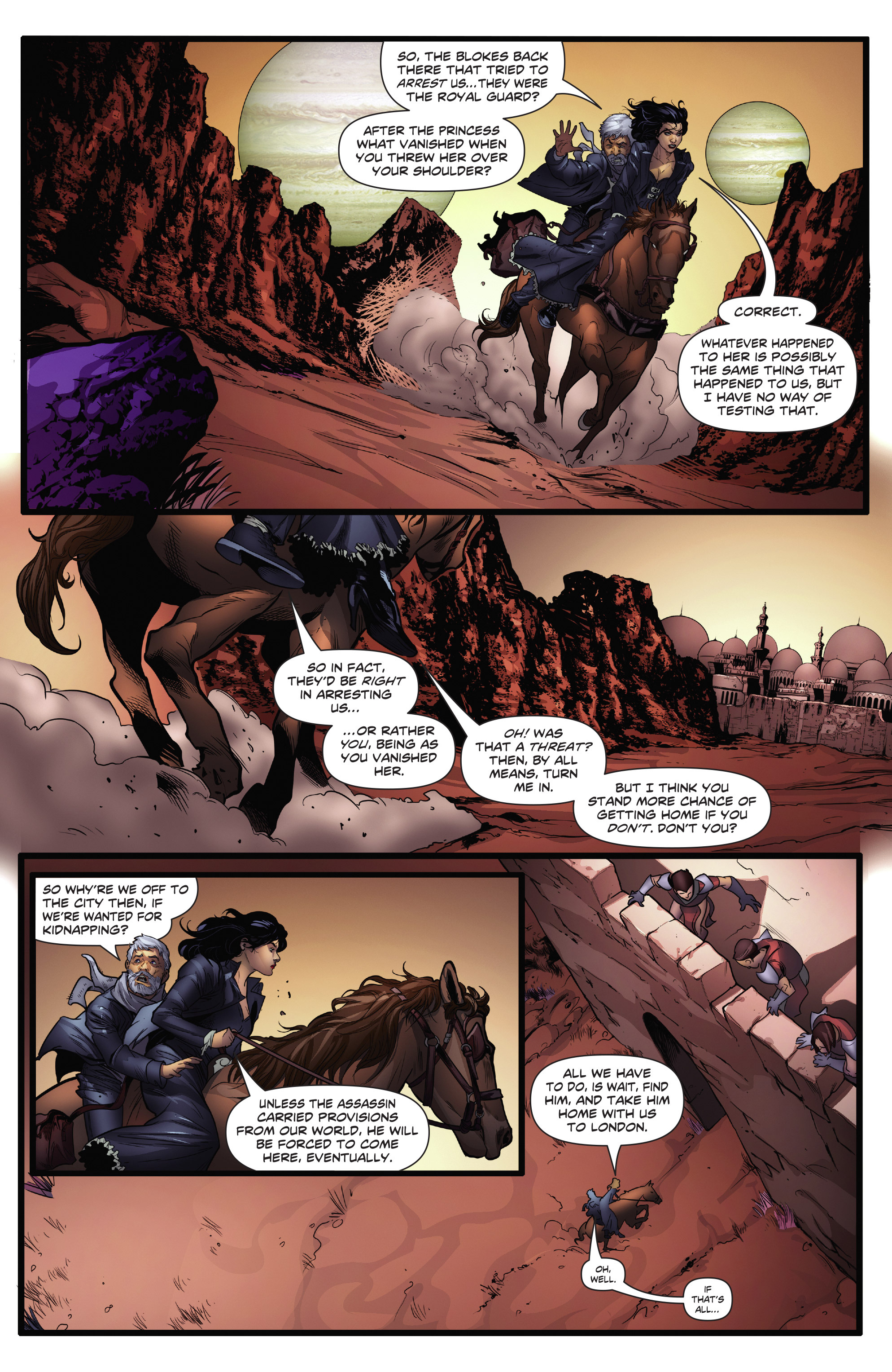Read online Swords of Sorrow: Dejah Thoris & Irene Adler comic -  Issue #2 - 12