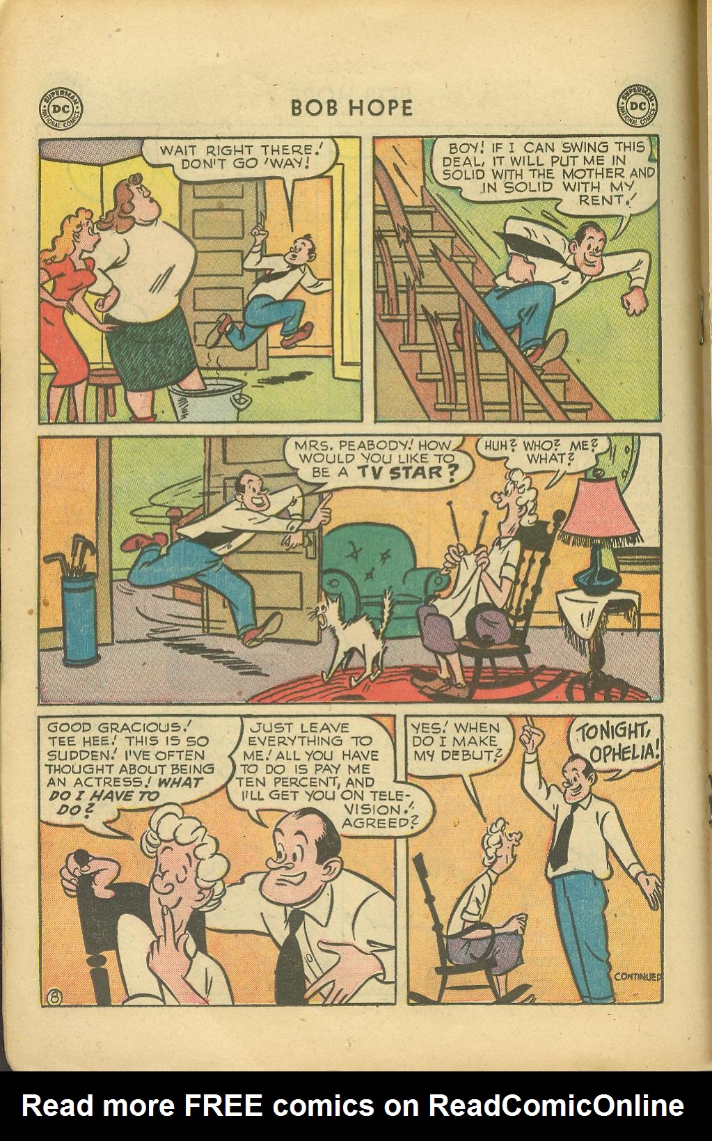 Read online The Adventures of Bob Hope comic -  Issue #21 - 20