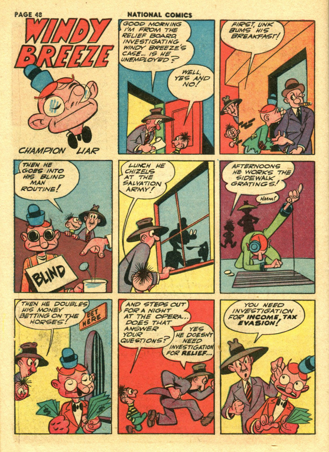 Read online National Comics comic -  Issue #35 - 50