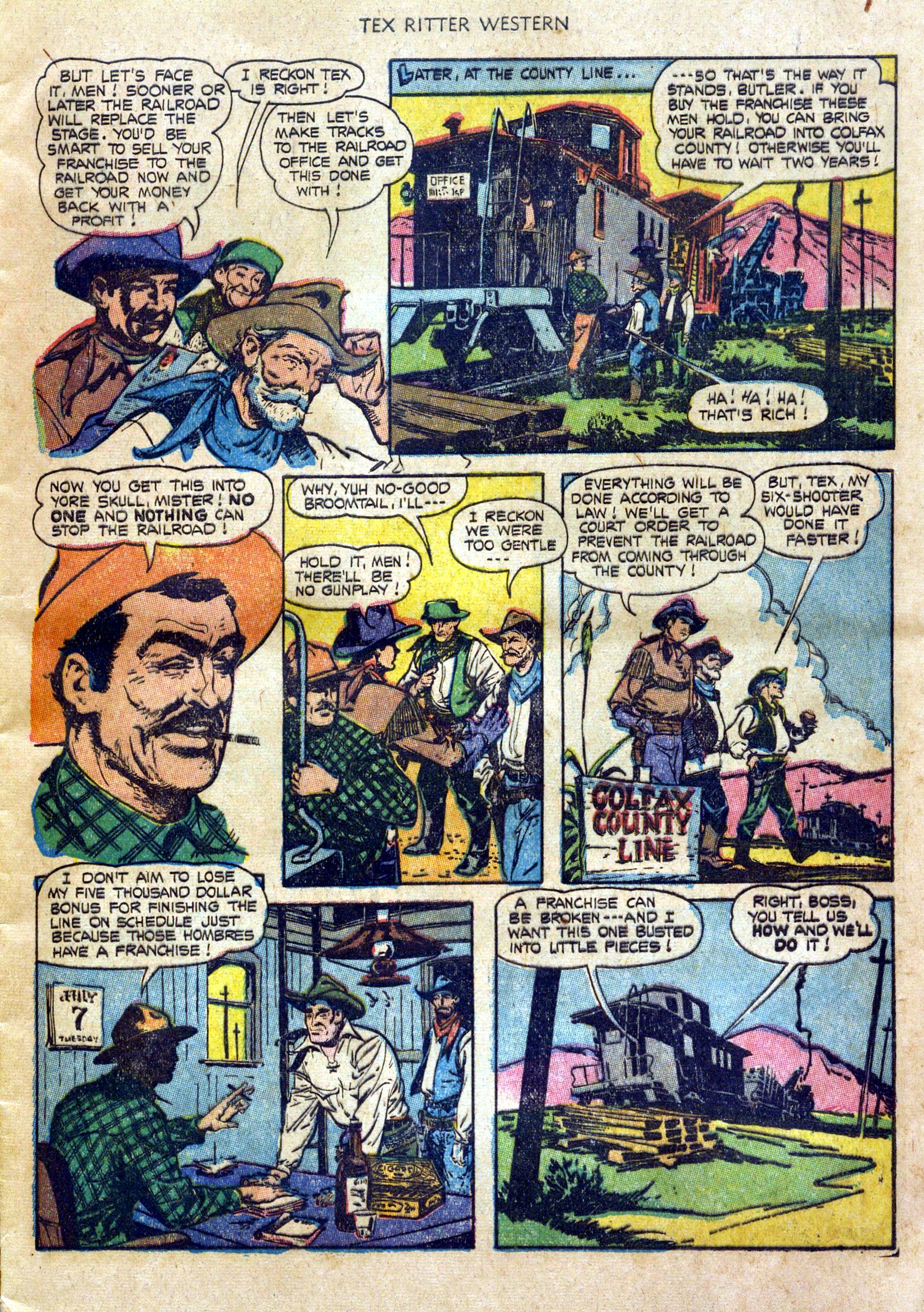 Read online Tex Ritter Western comic -  Issue #20 - 5