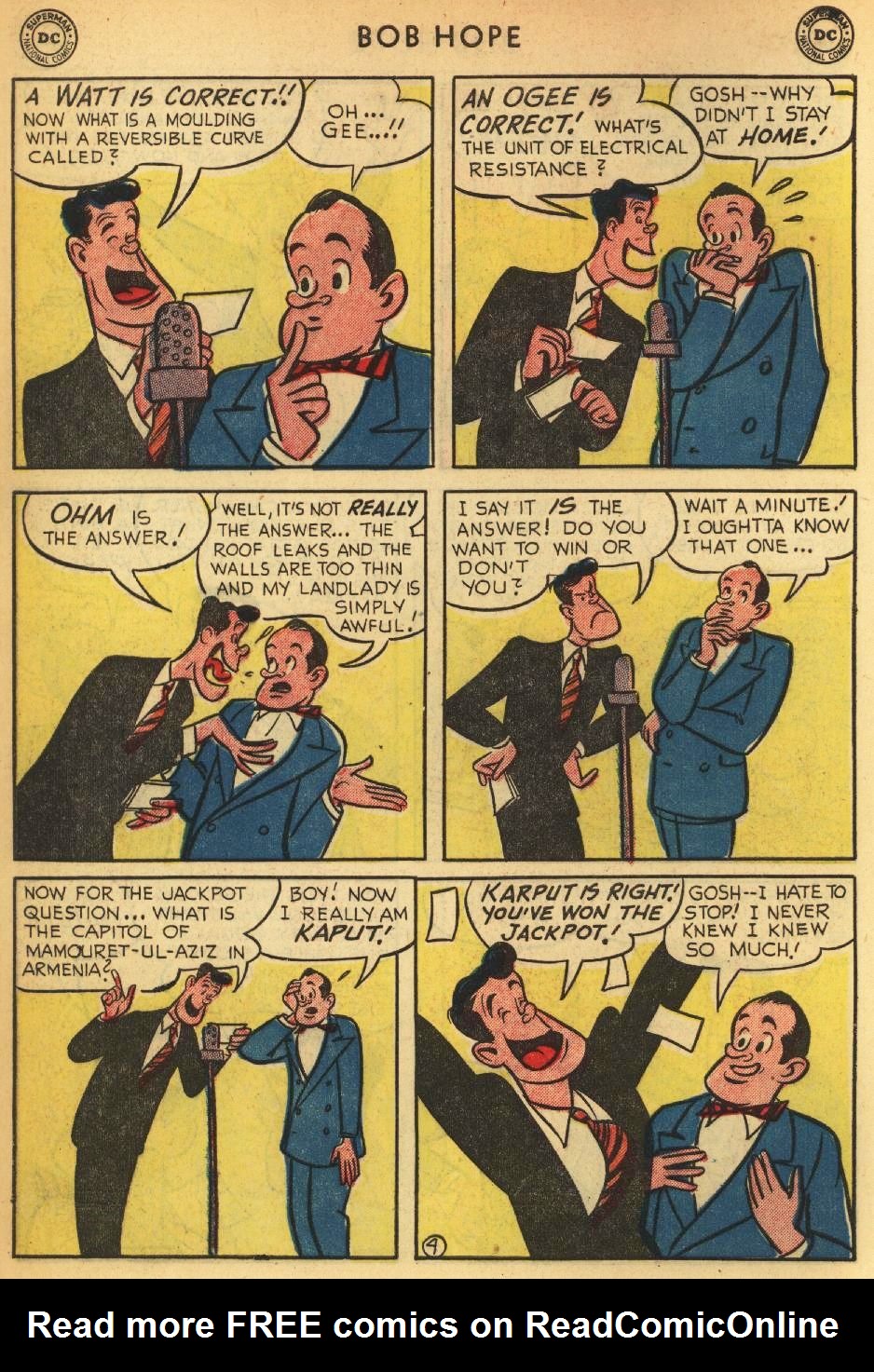 Read online The Adventures of Bob Hope comic -  Issue #17 - 6