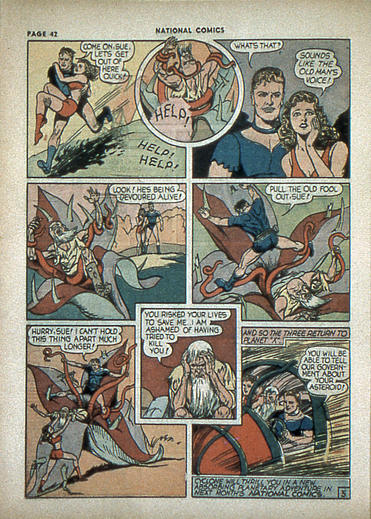 Read online National Comics comic -  Issue #4 - 44