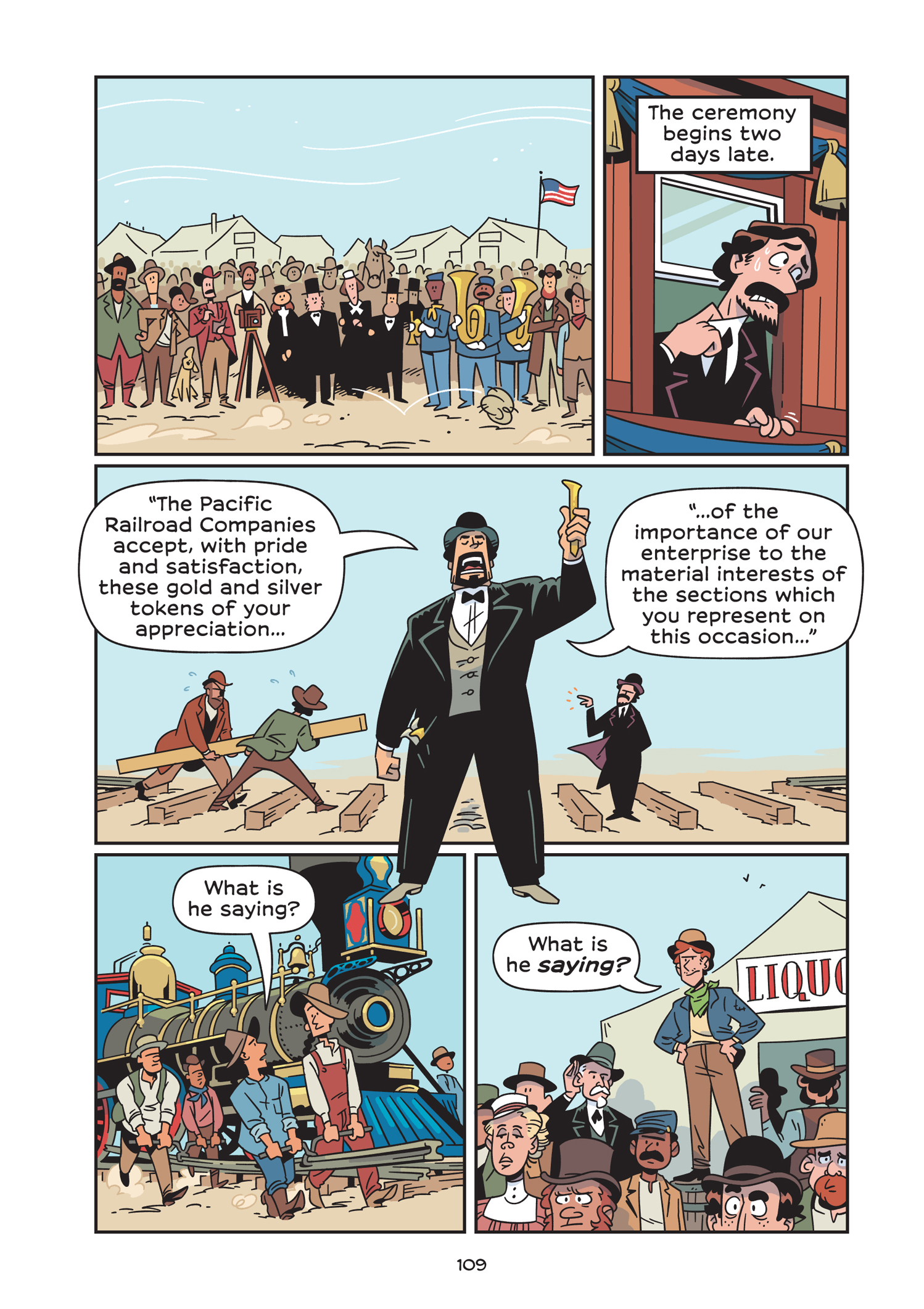 Read online History Comics comic -  Issue # The Transcontinental Railroad - 118