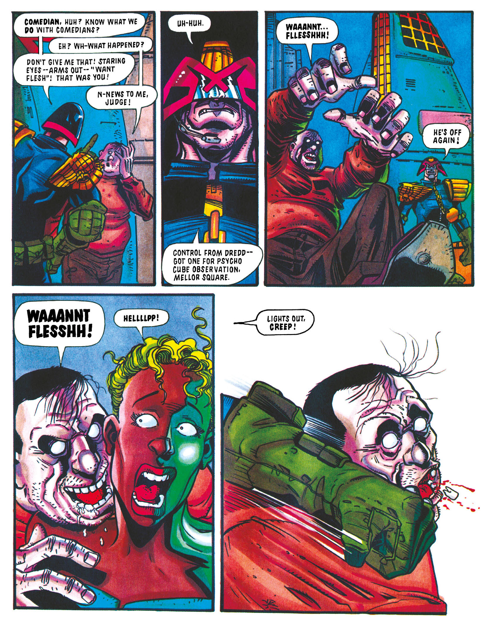 Read online Essential Judge Dredd: Judgement Day comic -  Issue # TPB - 159