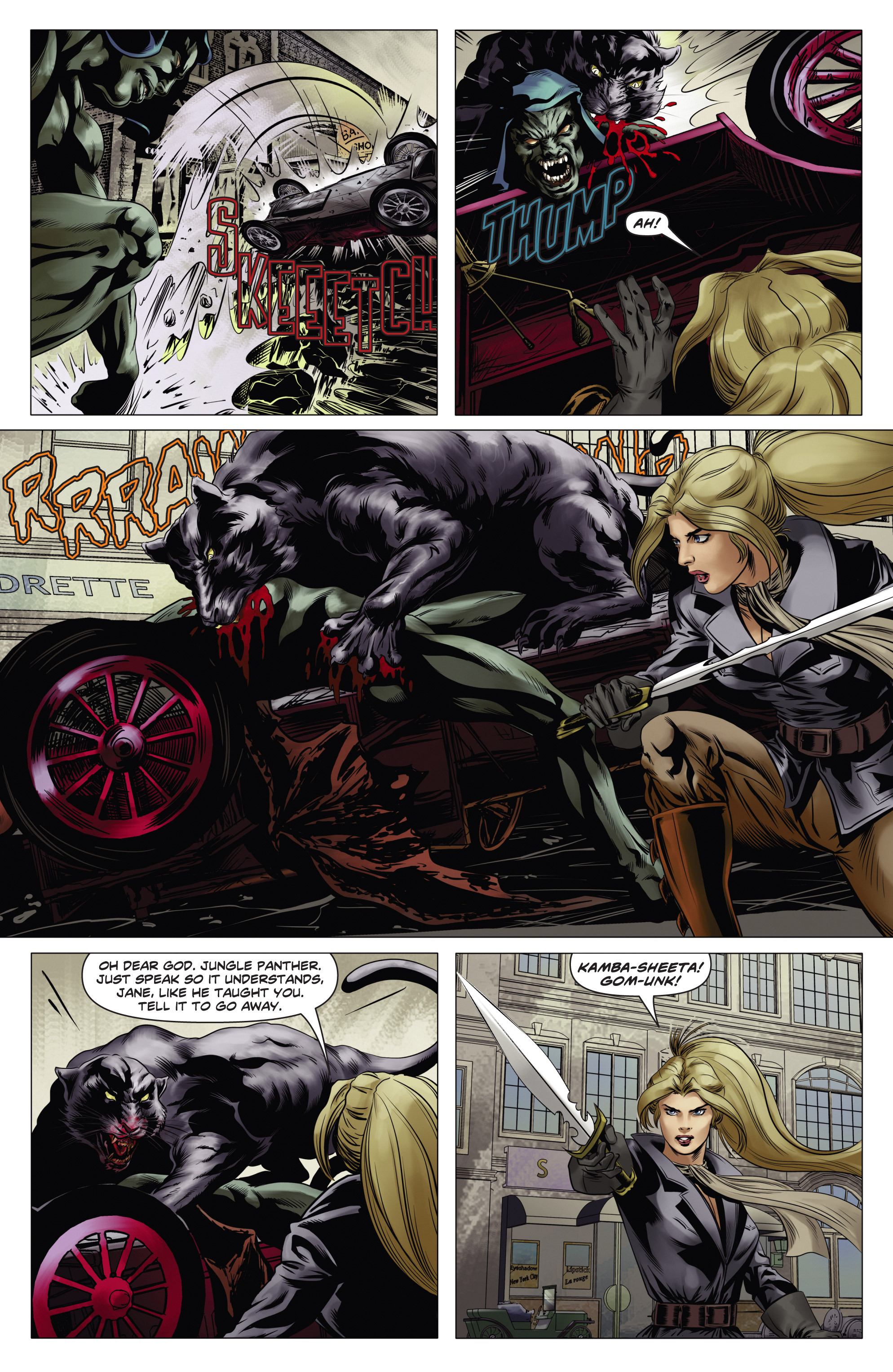 Read online Swords of Sorrow: Pantha & Jane Porter Special comic -  Issue # Full - 10