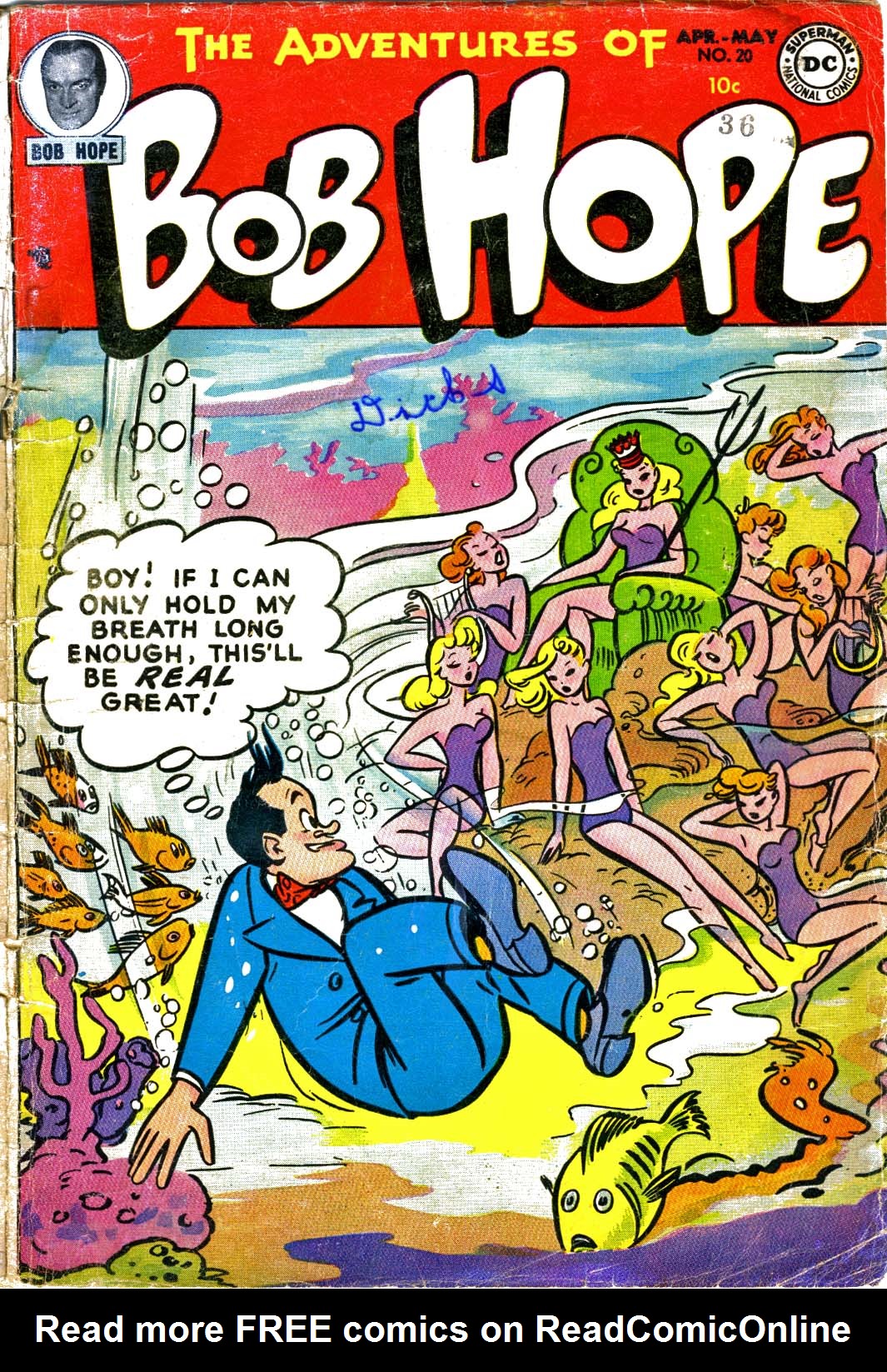 Read online The Adventures of Bob Hope comic -  Issue #20 - 1