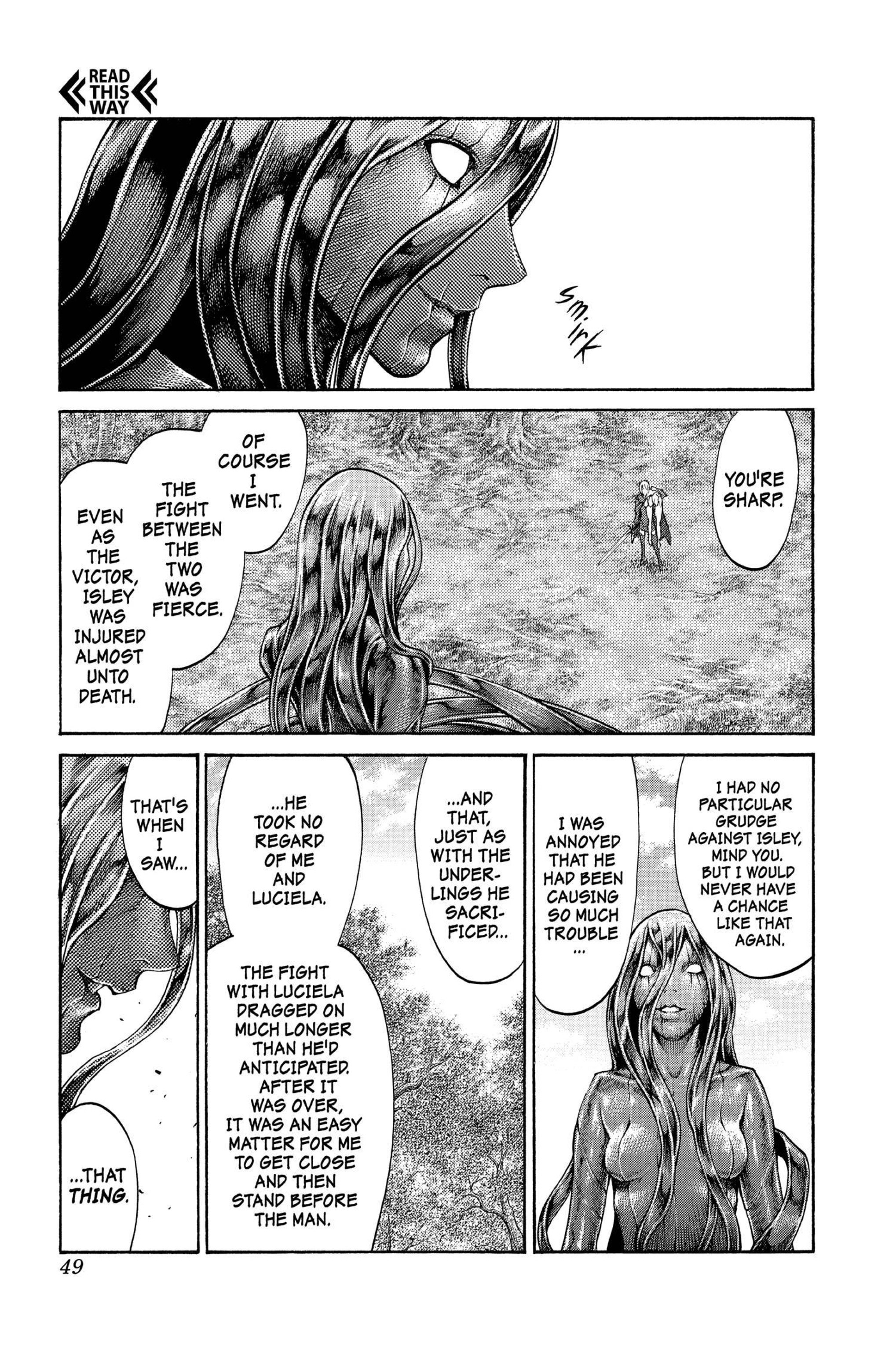 Read online Claymore comic -  Issue #13 - 48