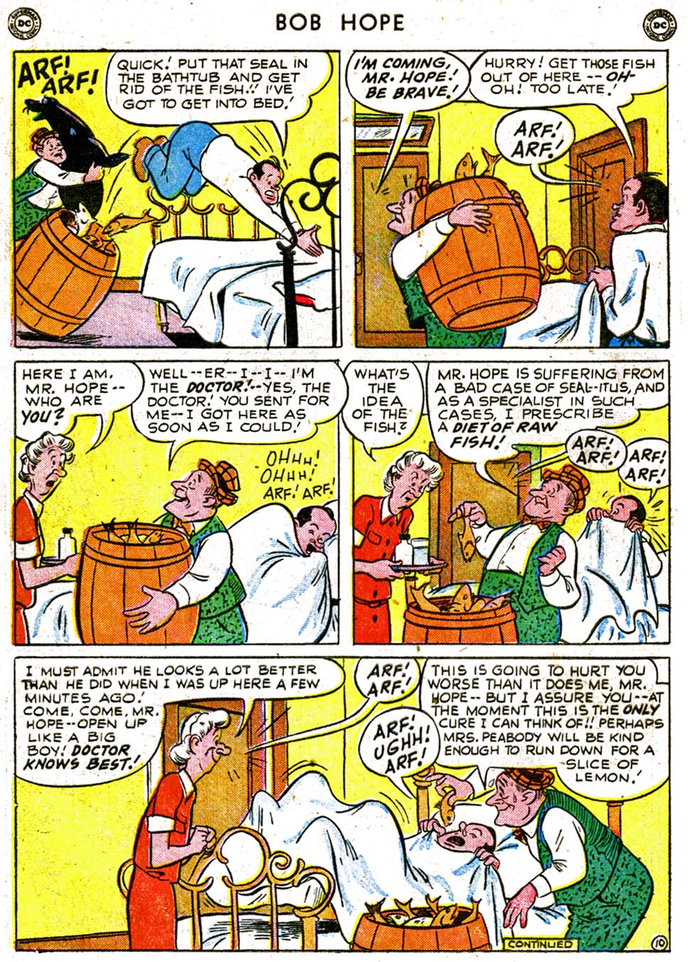 Read online The Adventures of Bob Hope comic -  Issue #7 - 12