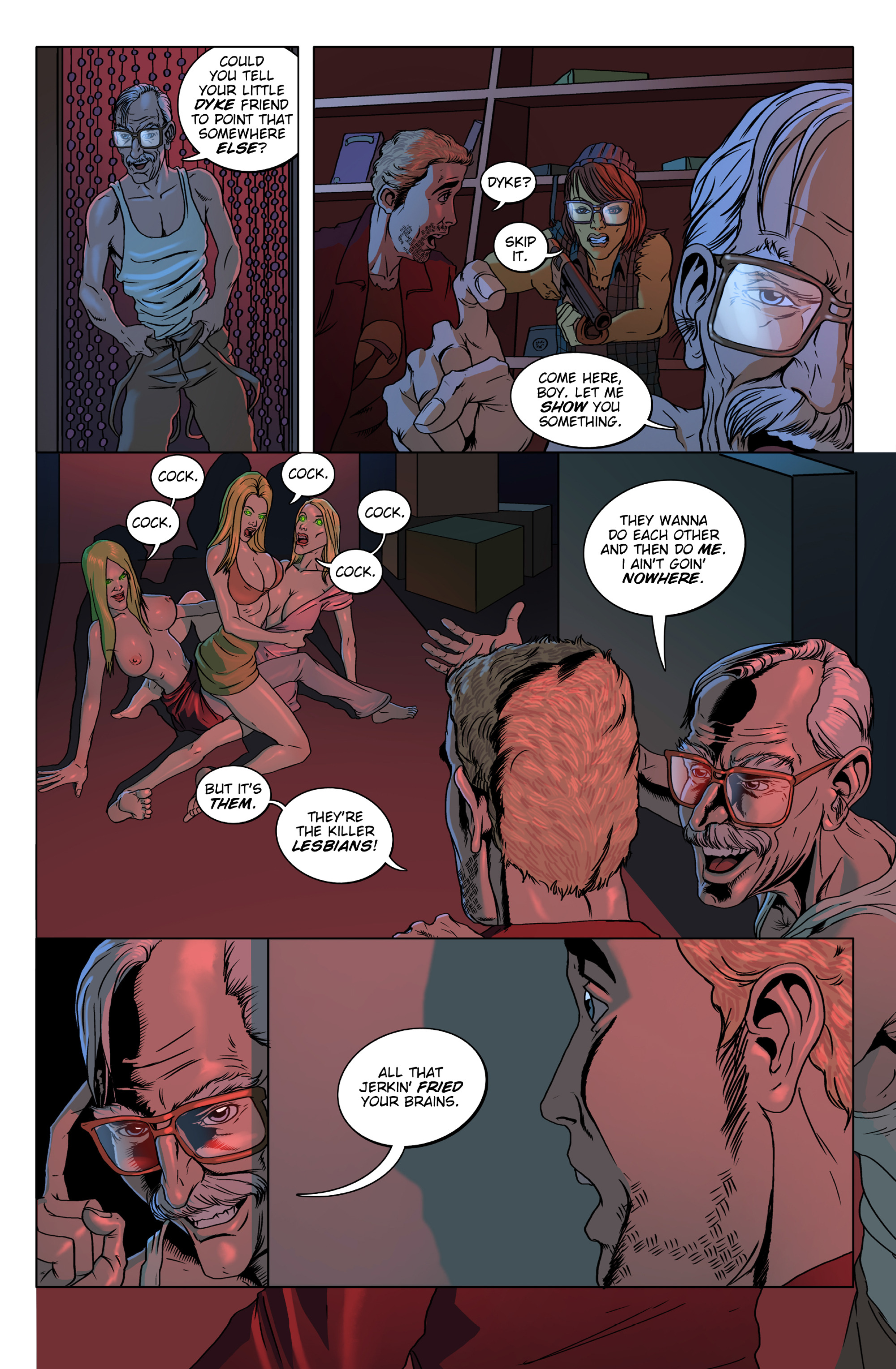 Read online Lesbian Zombies from Outer Space comic -  Issue #2 - 20