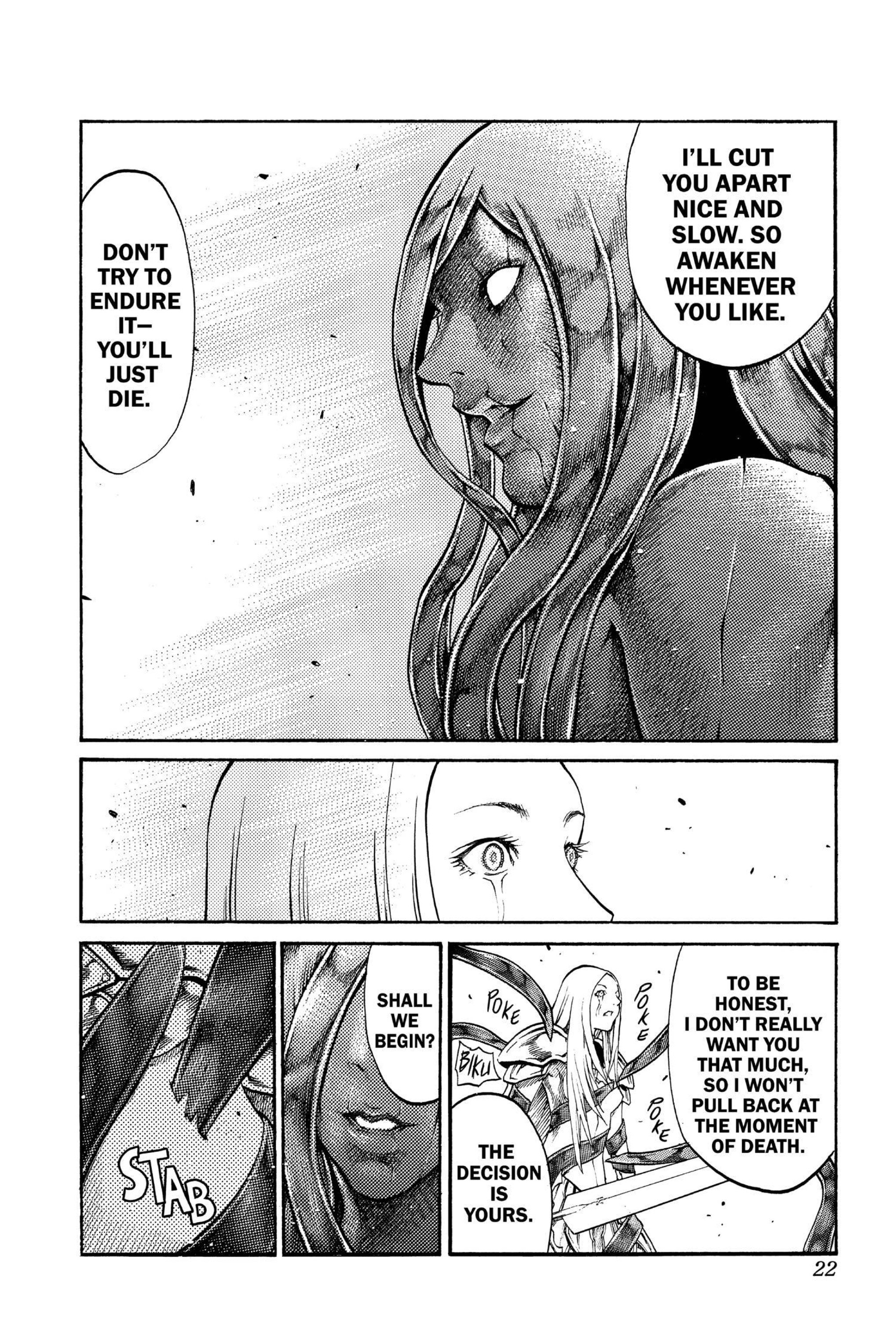 Read online Claymore comic -  Issue #13 - 22