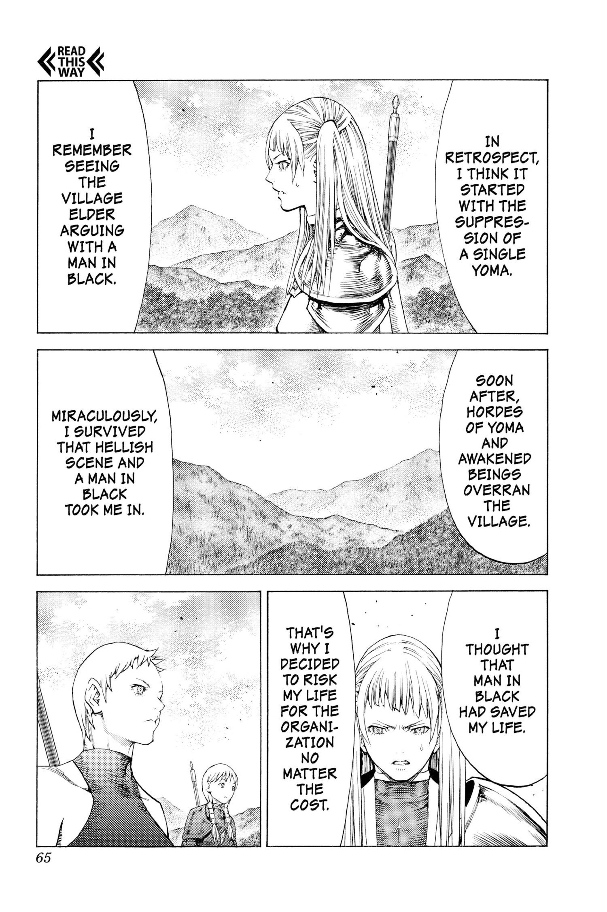 Read online Claymore comic -  Issue #20 - 62