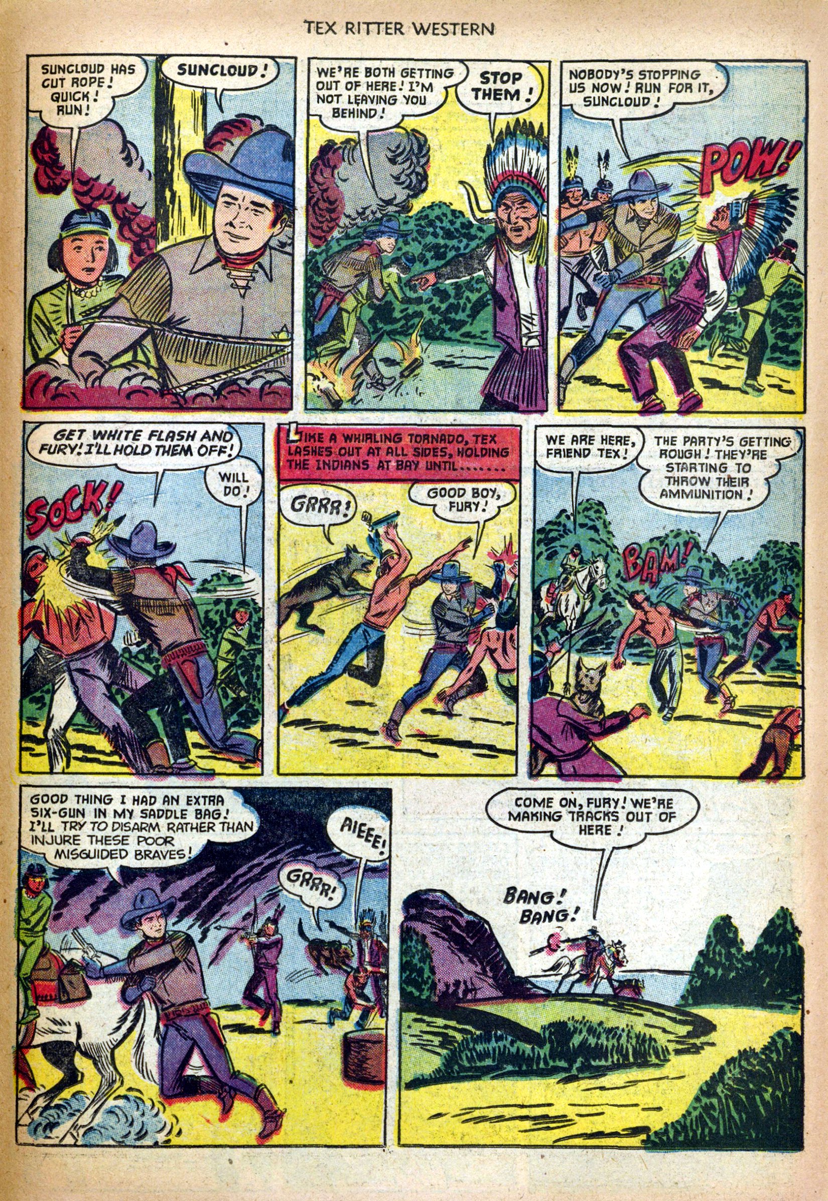 Read online Tex Ritter Western comic -  Issue #10 - 29