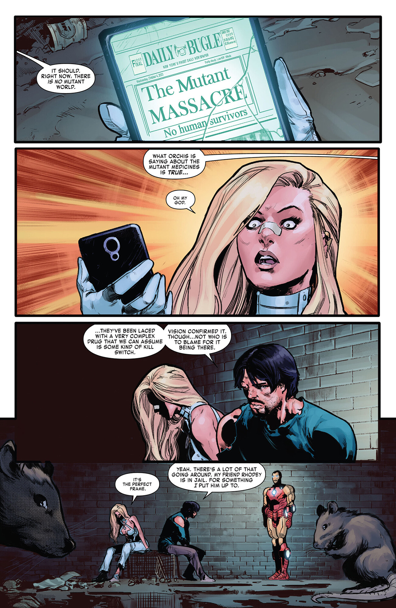 Read online The Invincible Iron Man (2022) comic -  Issue #9 - 10
