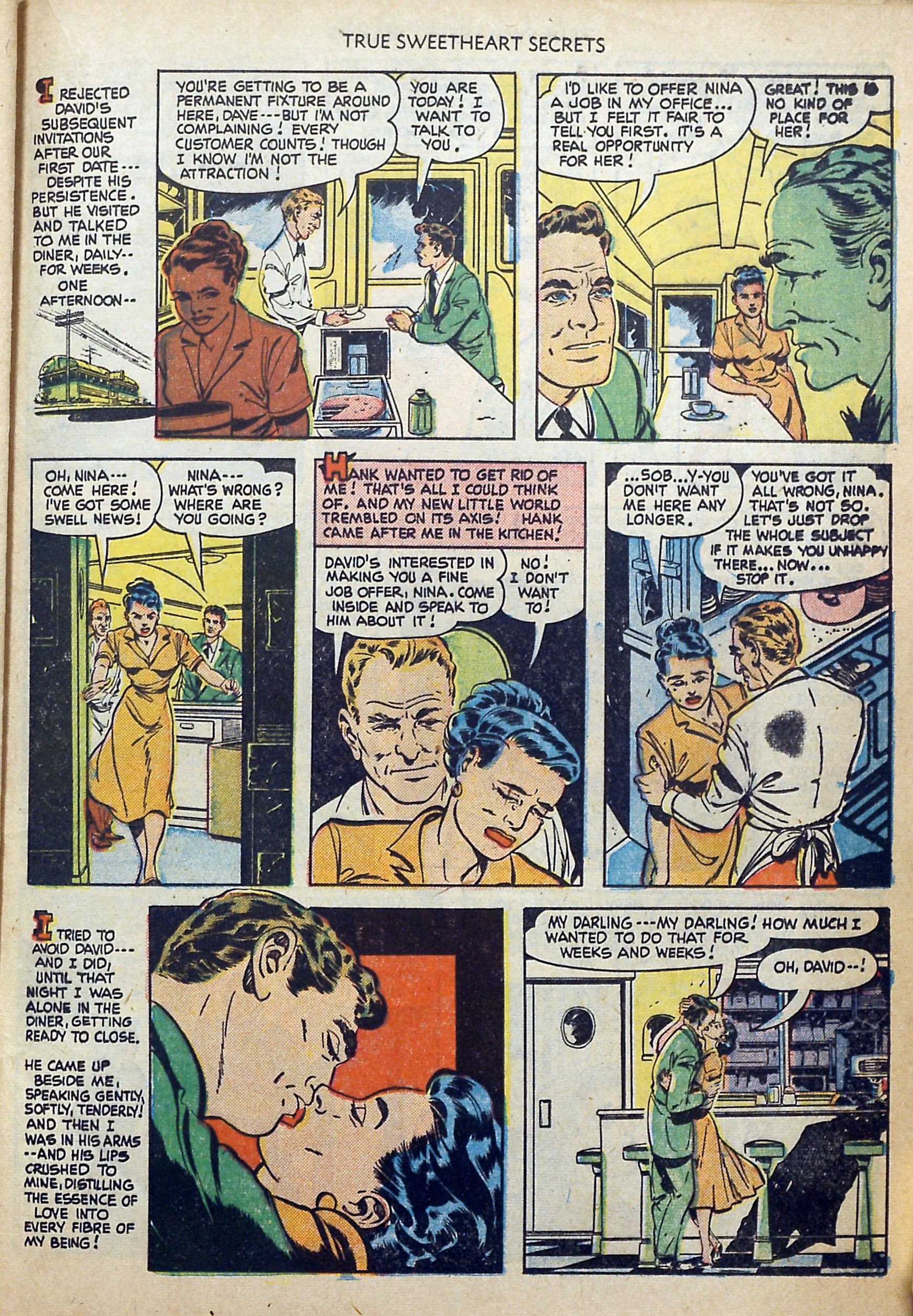 Read online True Sweetheart Secrets comic -  Issue #4 - 21
